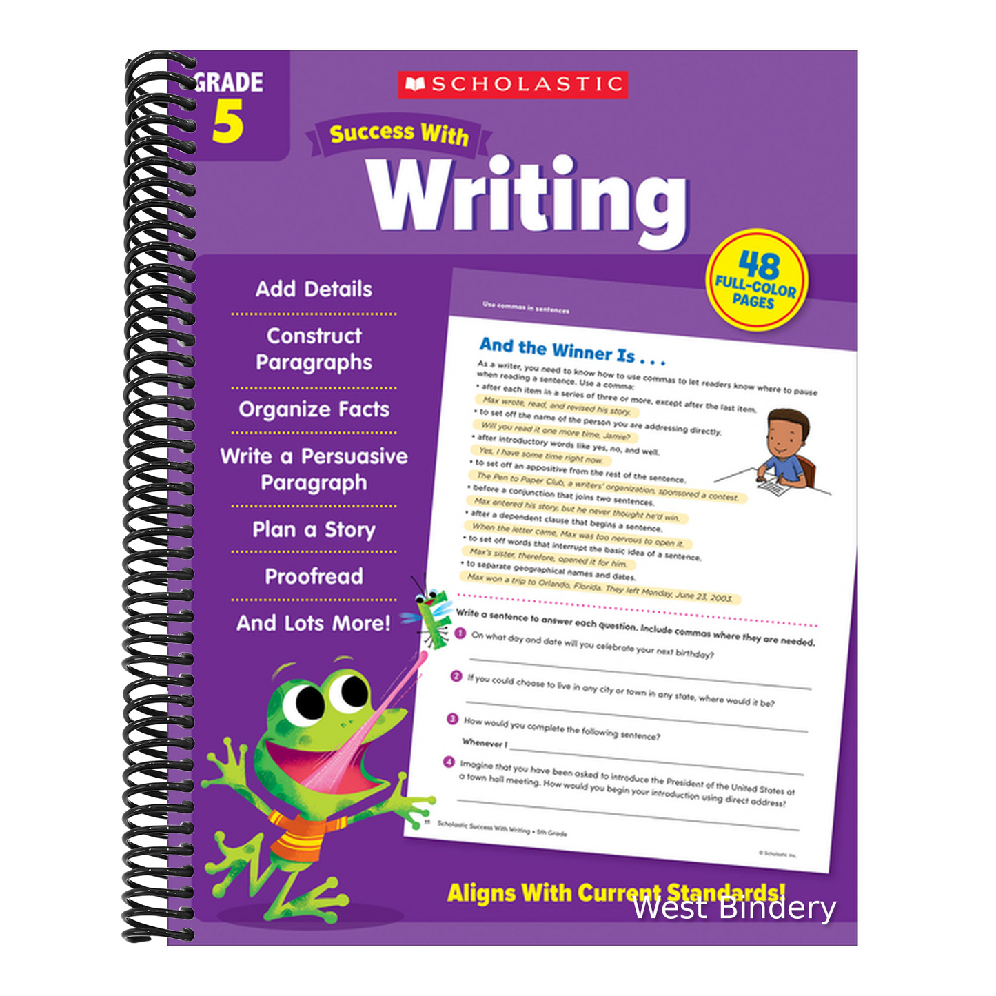 Scholastic Success with Writing Grade 5 Workbook