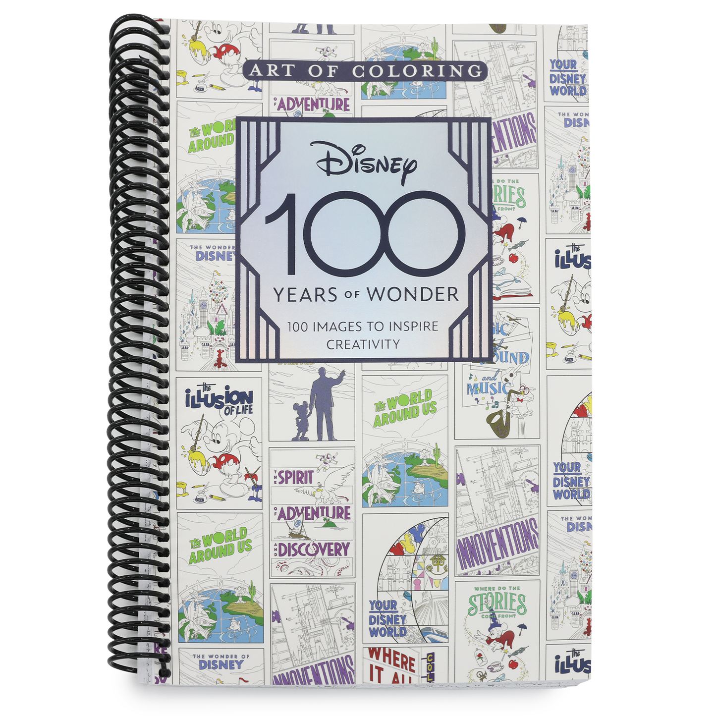 Art of Coloring: Disney 100 Years of Wonder: 100 Images to Inspire Creativity (Spiral Bound)