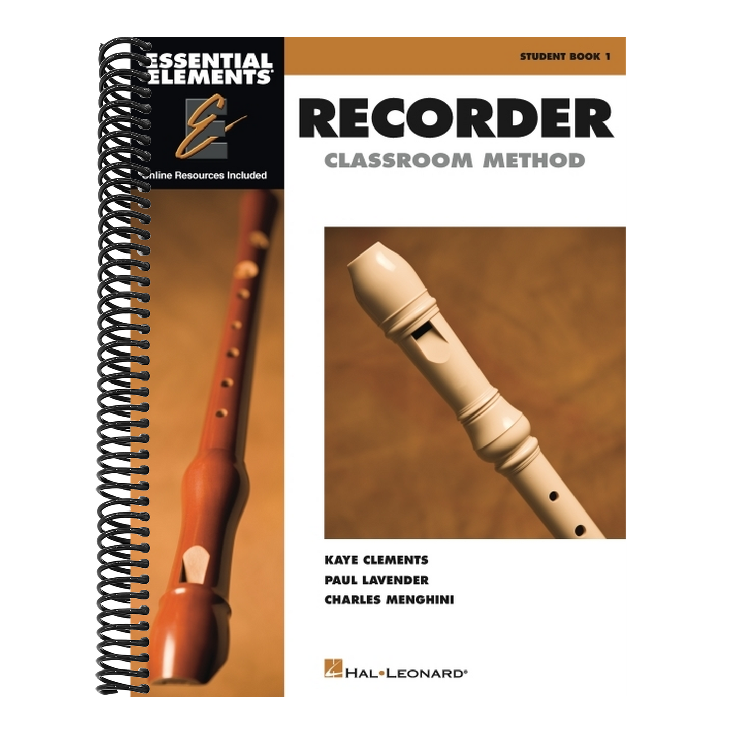 Essential Elements for Recorder Classroom Method Student Book 1 130 Songs Sheet Music with Online Audio and Video Recorder Songbook Hal Leonard Beginn