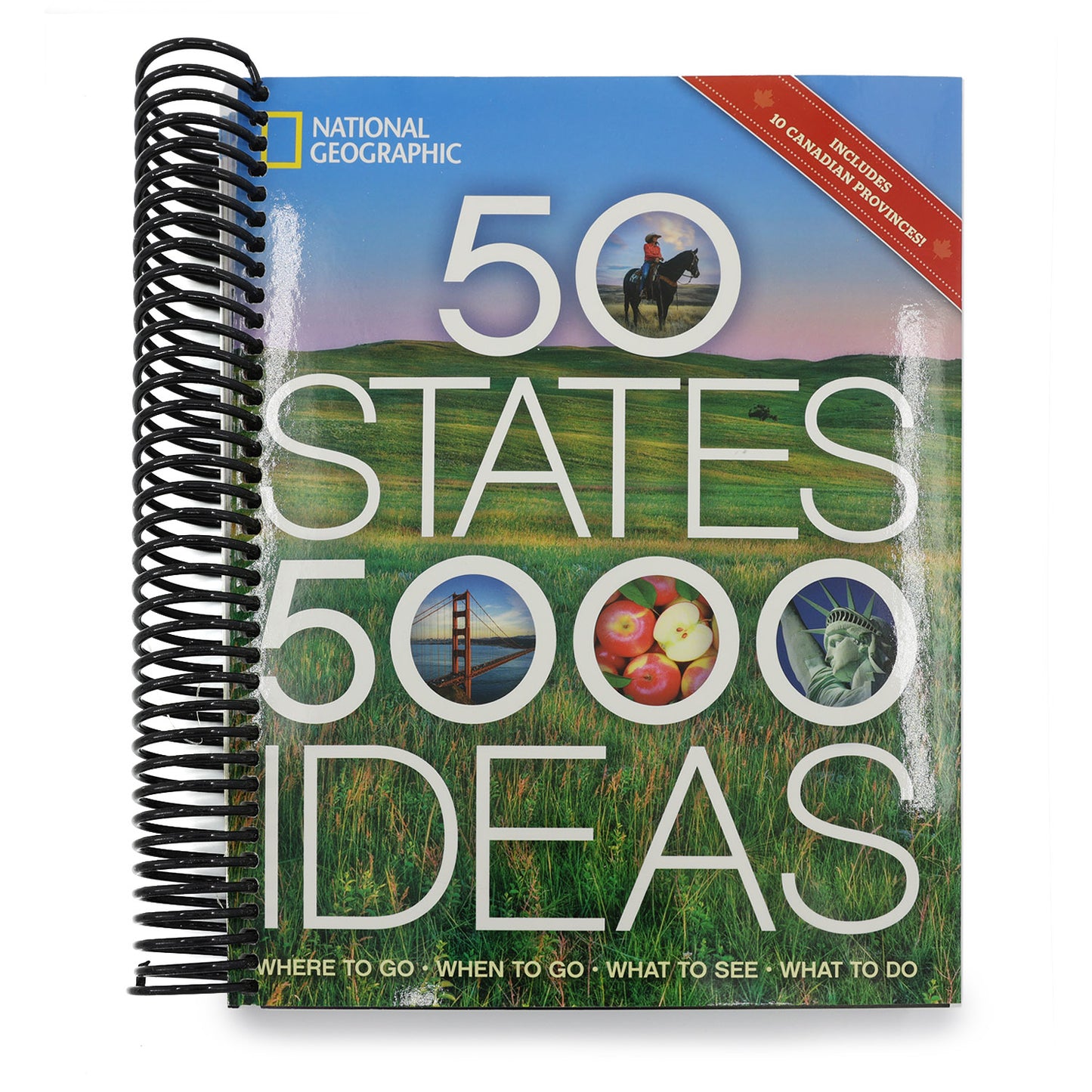 50 States, 5,000 Ideas: Where to Go, When to Go, What to See, What to Do (Spiral Bound)