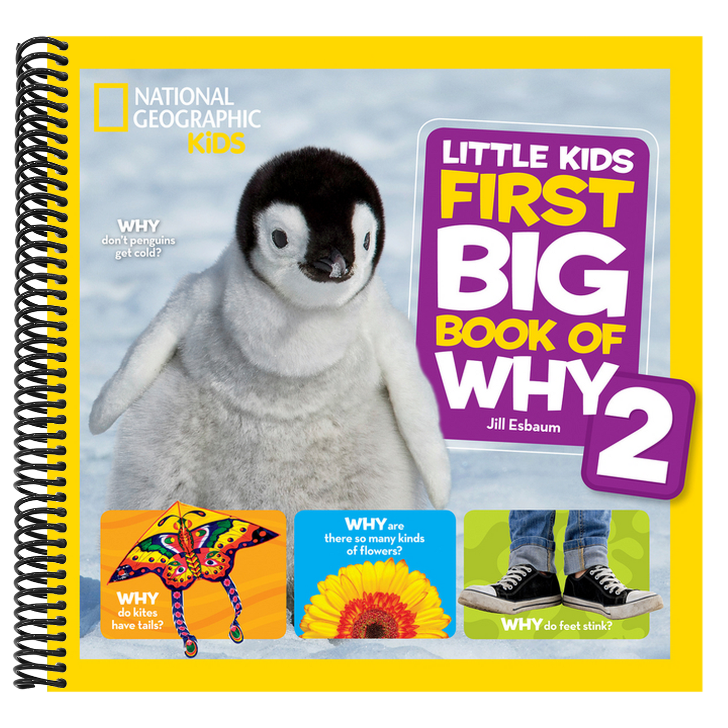 National Geographic Little Kids First Big Book of Why 2: More Questions and Answers about the World for Curious Kids (National Geographic Little Kids First Big Books) (Spiral Bound)