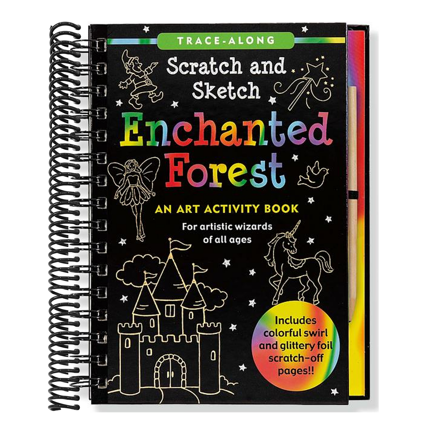 Scratch & Sketch Enchanted Forest (Trace-Along) (Spiral Bound)