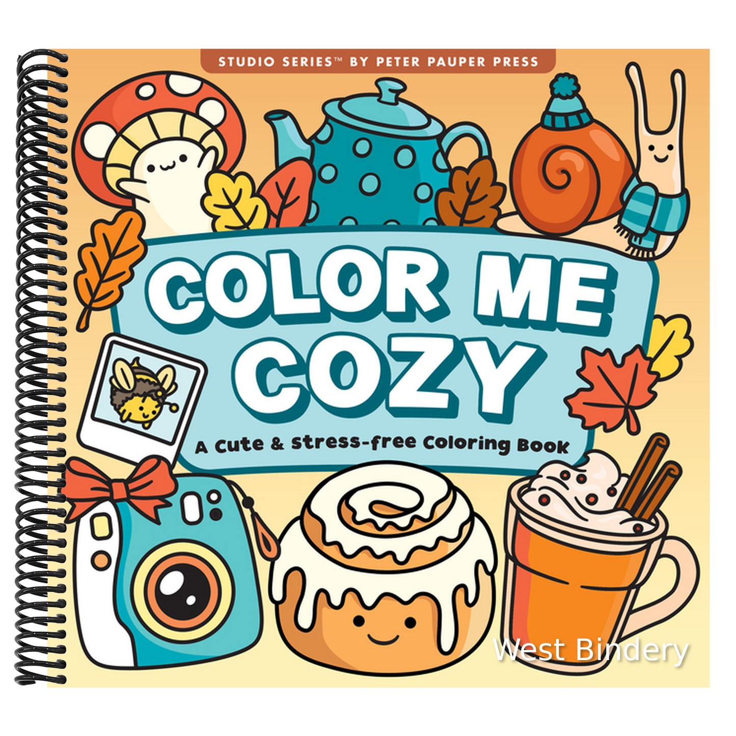 Color Me Cozy Adult Coloring Book (31 One-Sided Designs on Thick Paper)