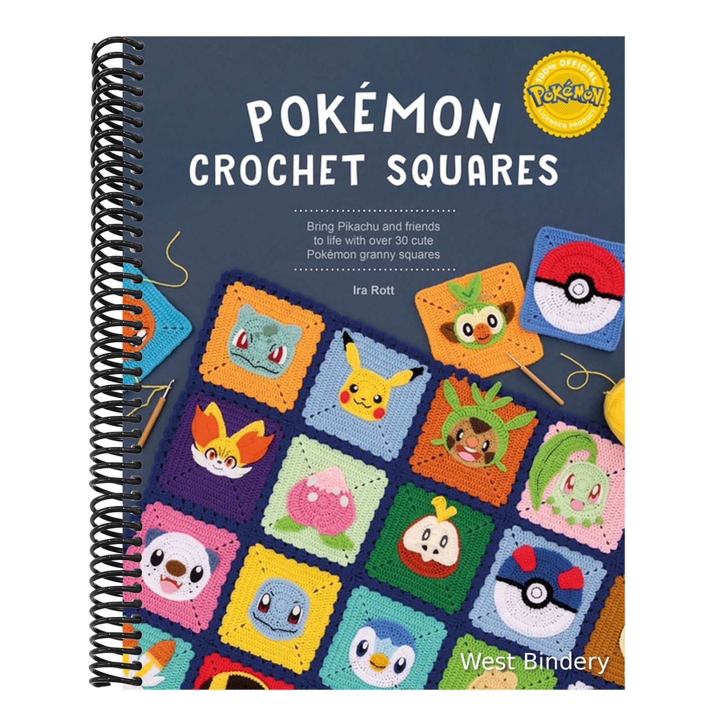 Pokémon Crochet Squares: Bring Pikachu and Friends to Life with Over 30 Cute Pokémon Granny Squares