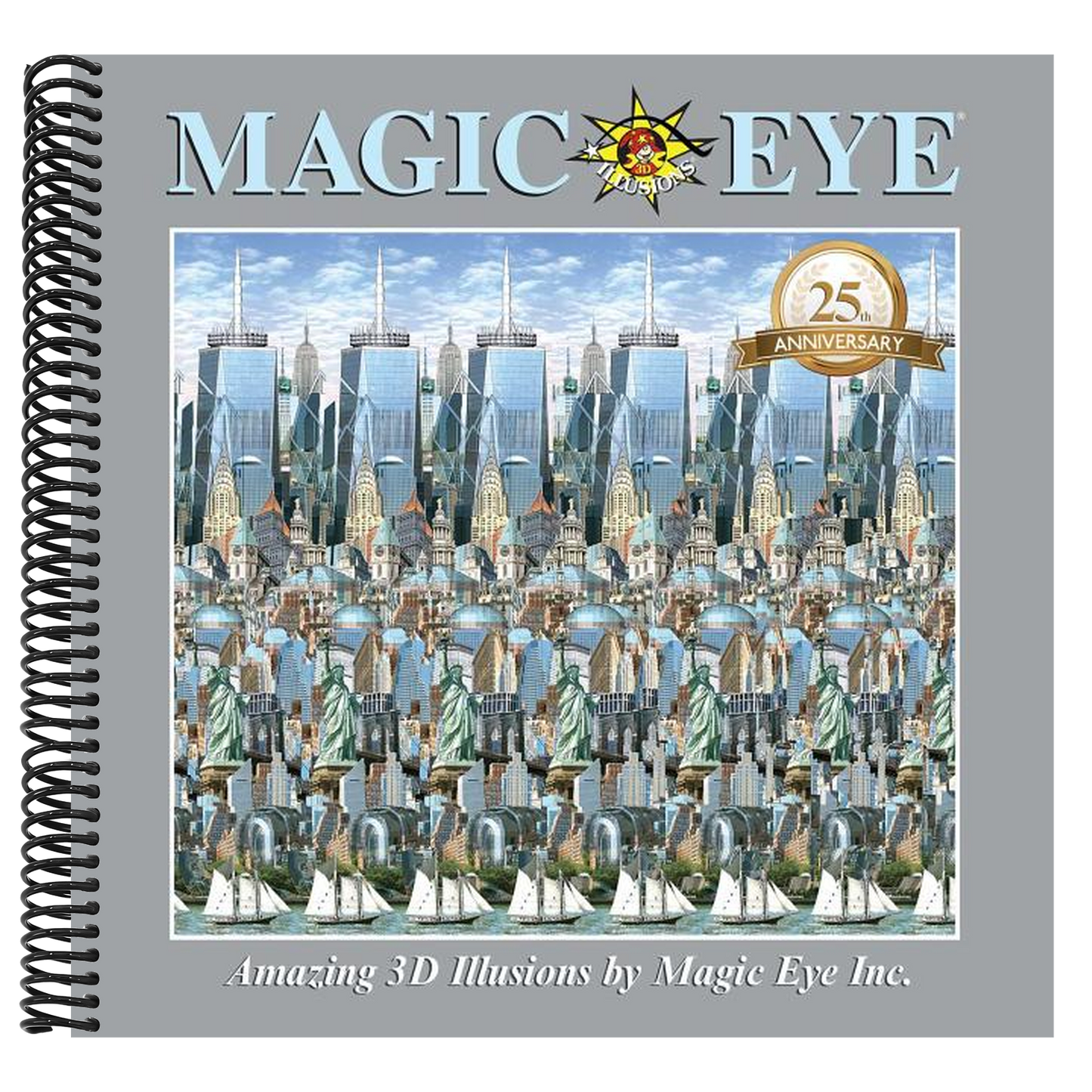 Magic Eye 25th Anniversary Book (Magic Eye) (Spiral Bound)