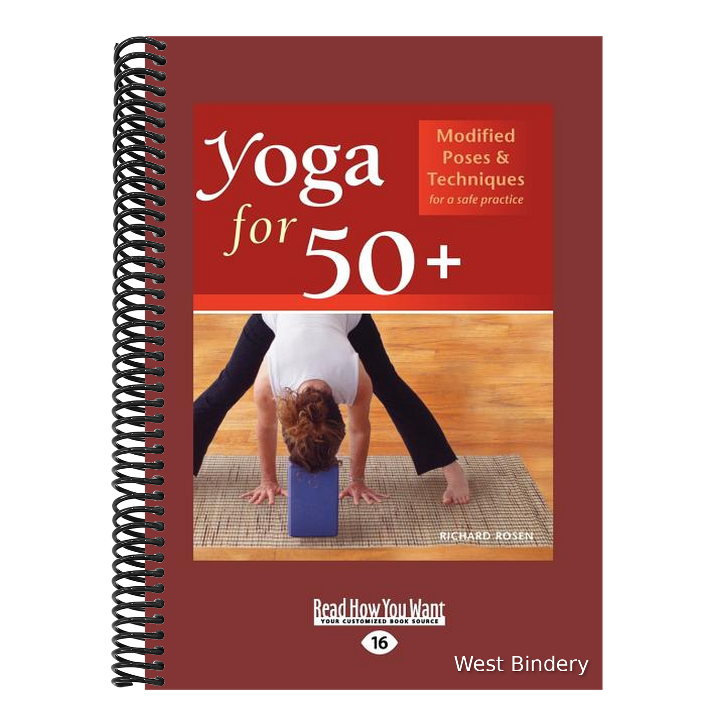 Yoga for 50+: Modified Poses and Techniques for a Safe Practice (Large Print 16pt)