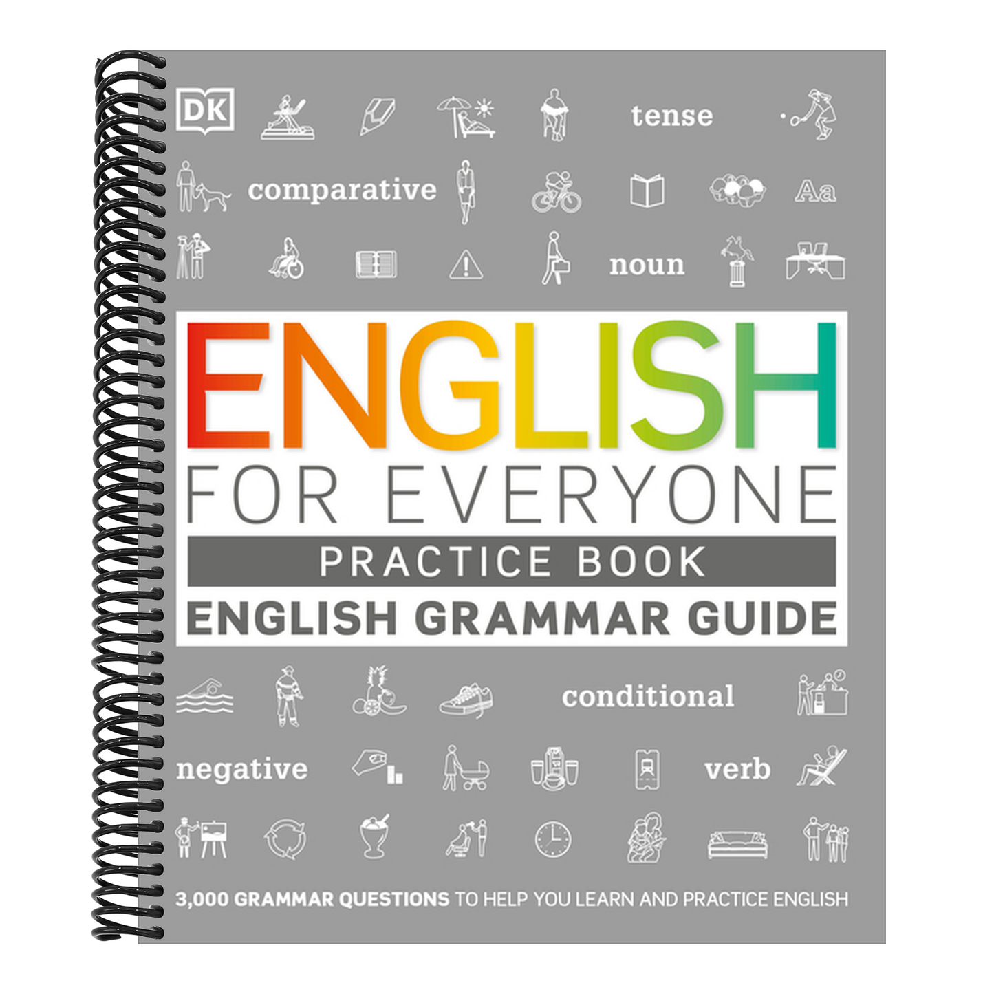 English for Everyone Grammar Guide Practice Book (DK English for Everyone) (Spiral Bound)