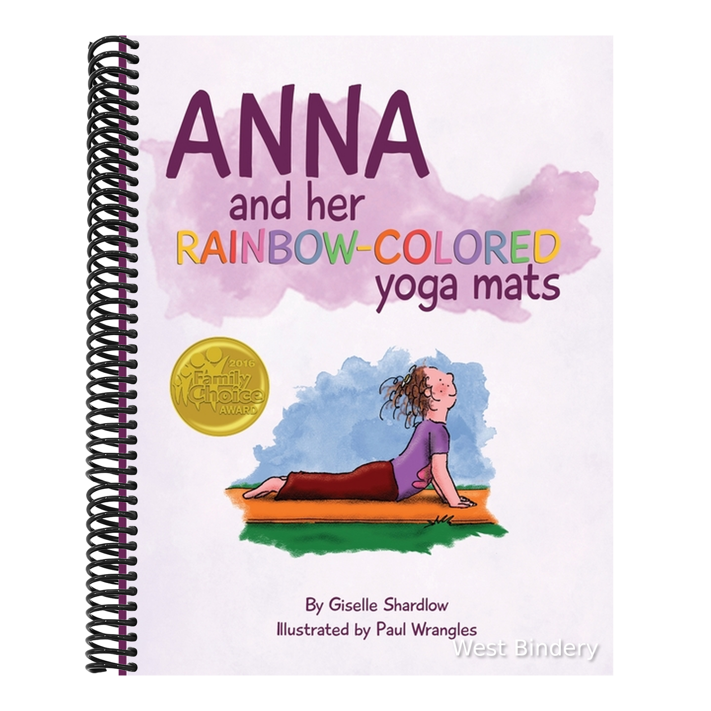 Anna and her Rainbow-Colored Yoga Mats