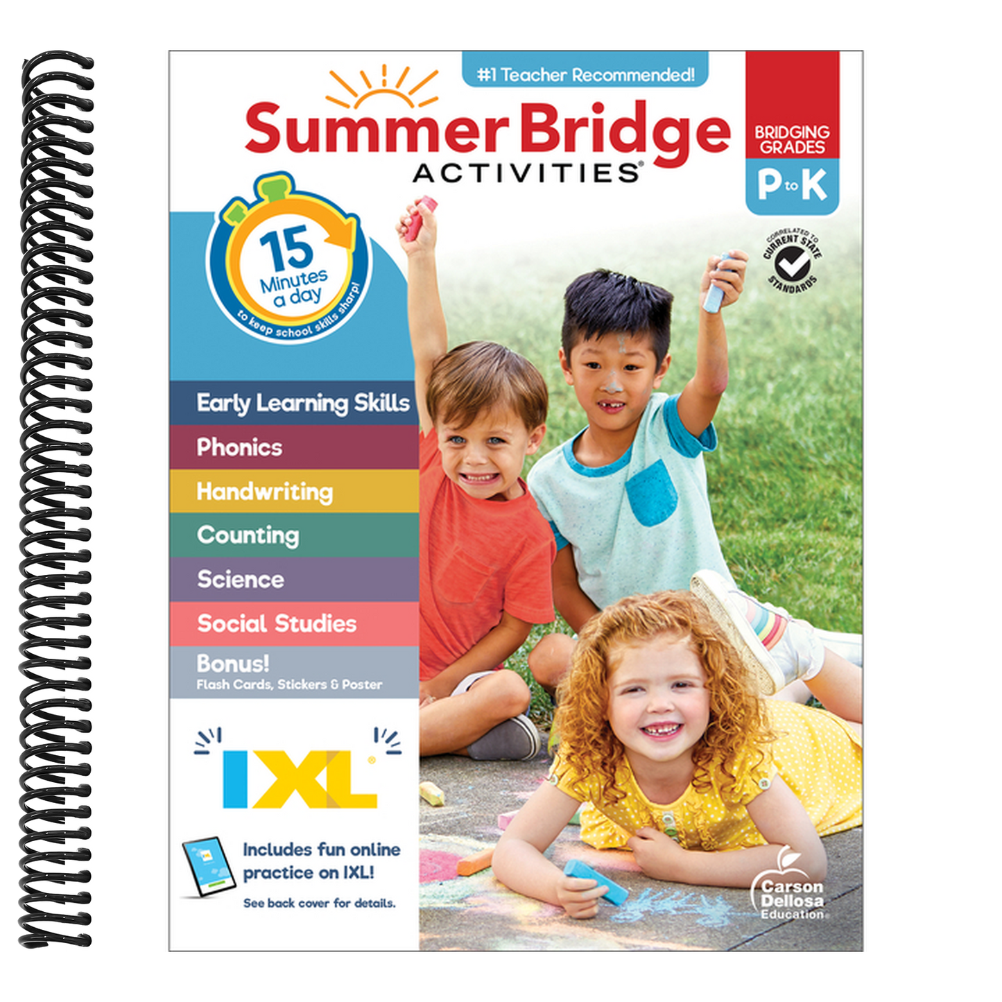 Summer Bridge Activities, Grades Pk - K (Summer Bridge Activities) (Spiral Bound)