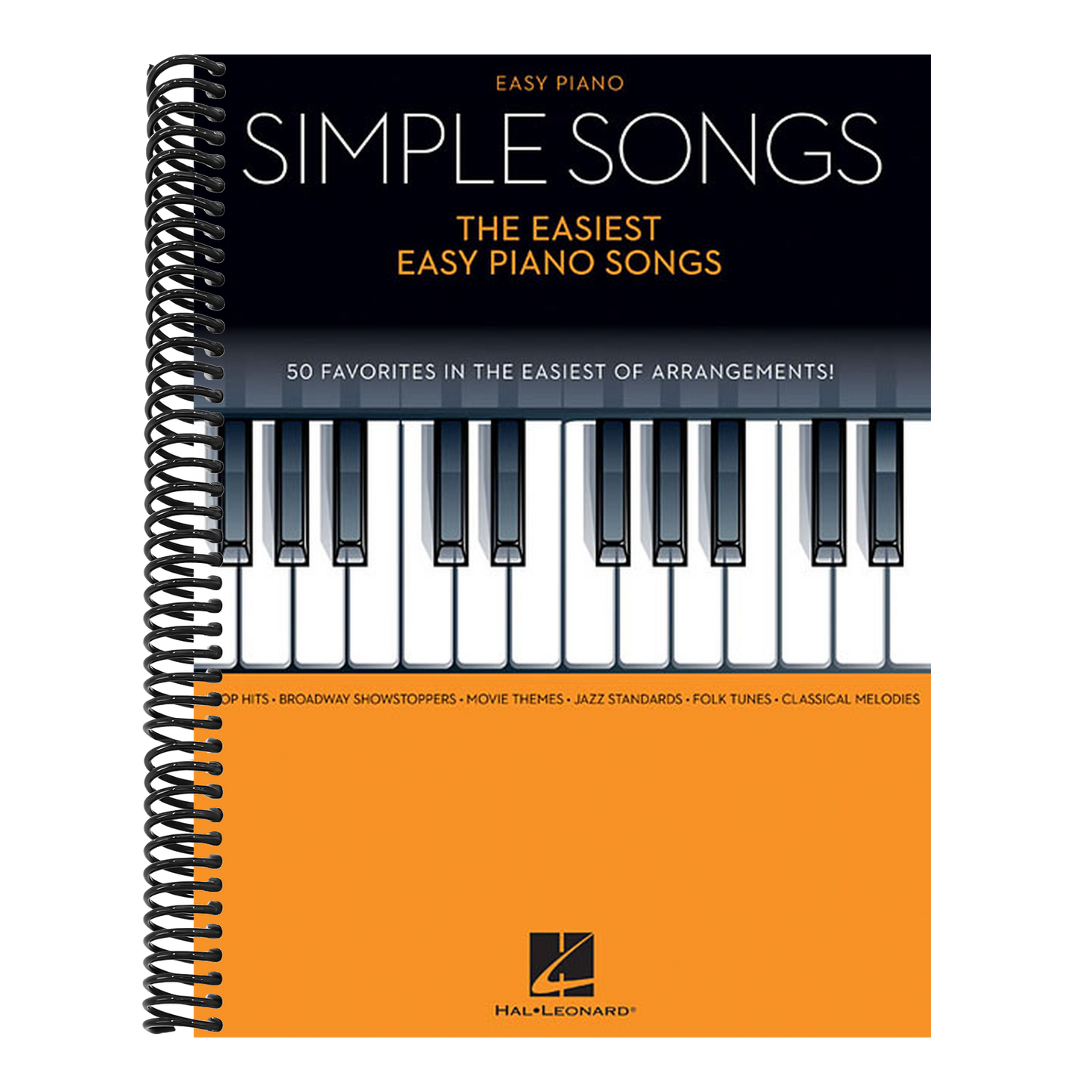 Simple Songs - The Easiest Easy Piano Songs (Spiral Bound)