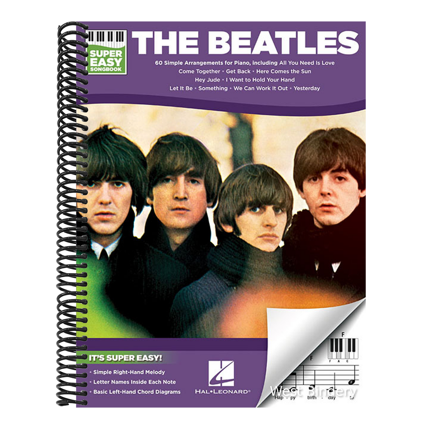 The Beatles - Super Easy Songbook 60 Iconic Songs for Easy Piano Let It Be Hey Jude Yesterday and More Beginner Piano Sheet Music Arrangements