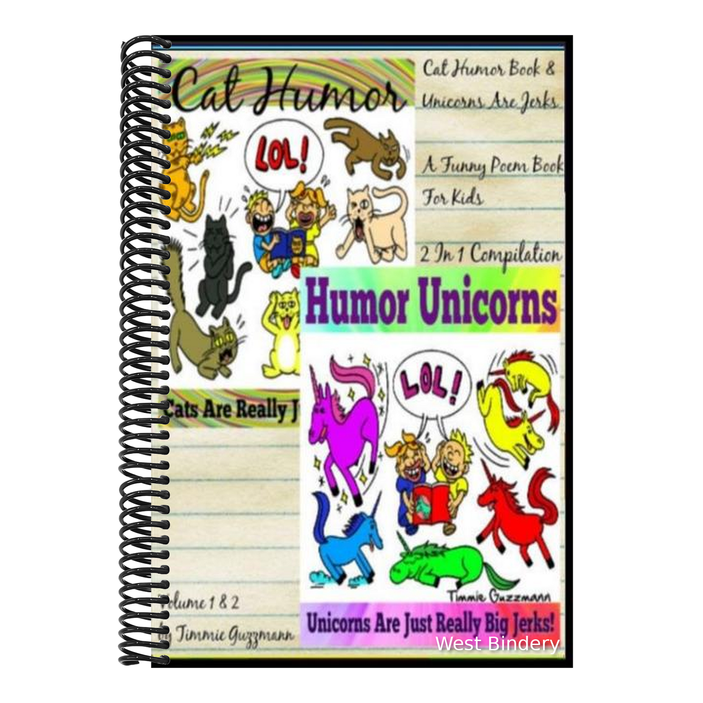 Cat Humor Book & Unicorns Are Jerks: A Funny Poem Book for Kids