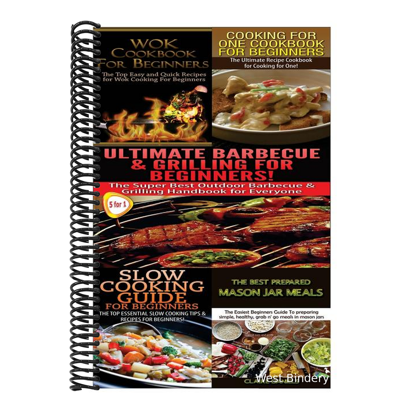 Wok Cookbook for Beginners & Cooking for One Cookbook for Beginners & Slow Guide for Beginners & Ultimate Canning & Preserving Food Guide for Beginner