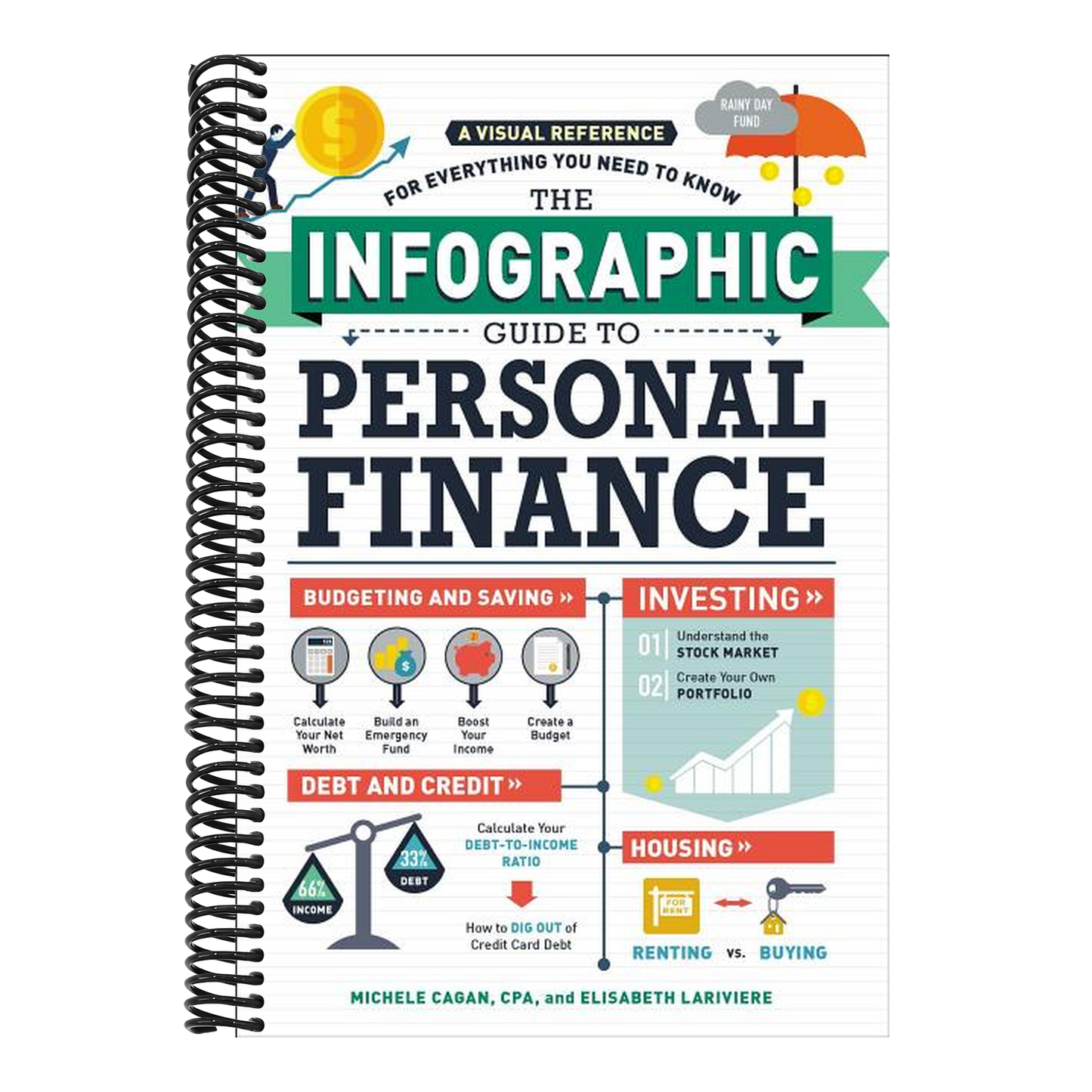 The Infographic Guide to Personal Finance: A Visual Reference for Everything You Need to Know (Spiral Bound)