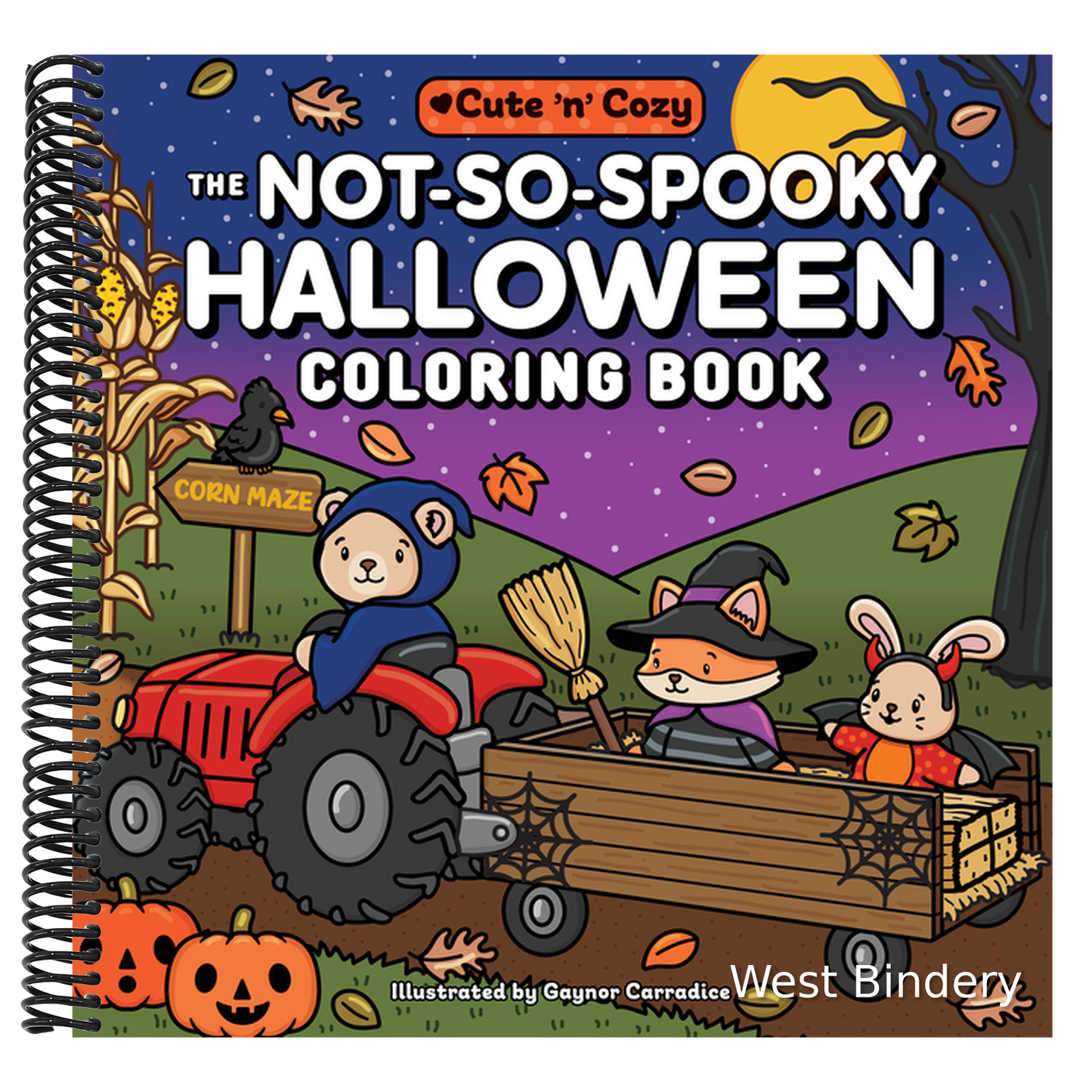 The Not-So-Spooky Halloween Coloring Book