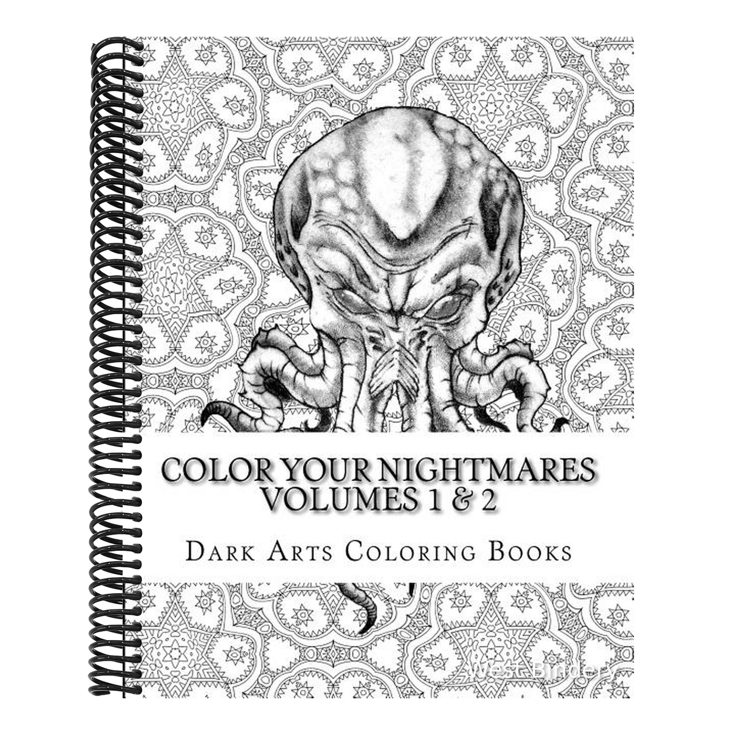 Color Your Nightmares Volumes 1 & 2: Coloring Pages for Stress Relief and Creative Expression