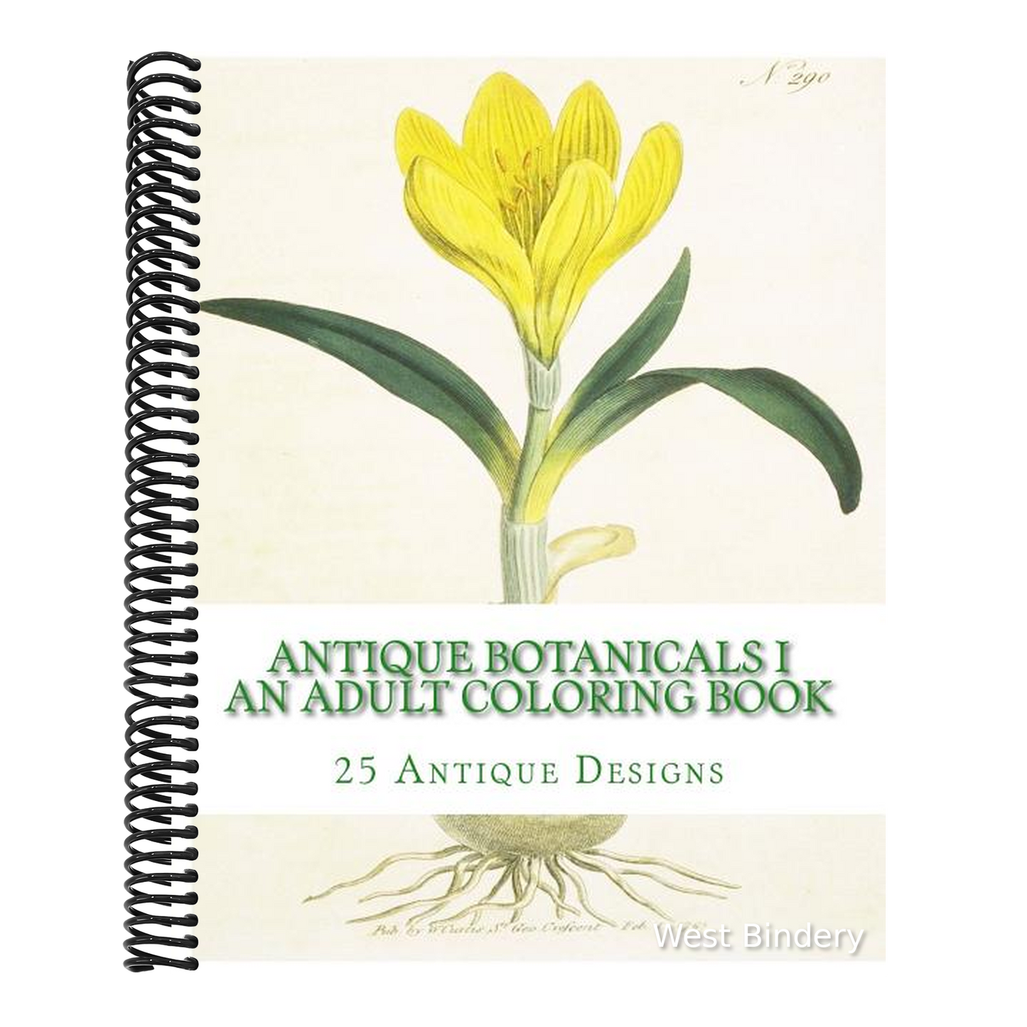 Antique Botanicals I - An Adult Coloring Book