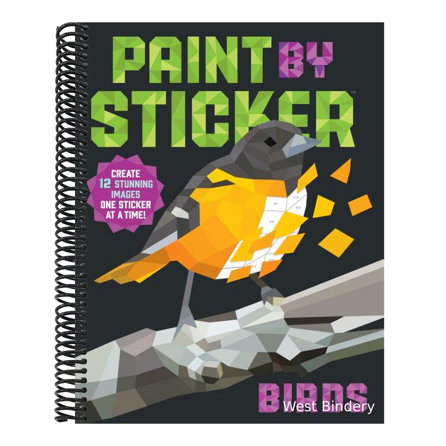 Paint by Sticker (Official): Birds: Create 12 Stunning Images One Sticker at a Time!