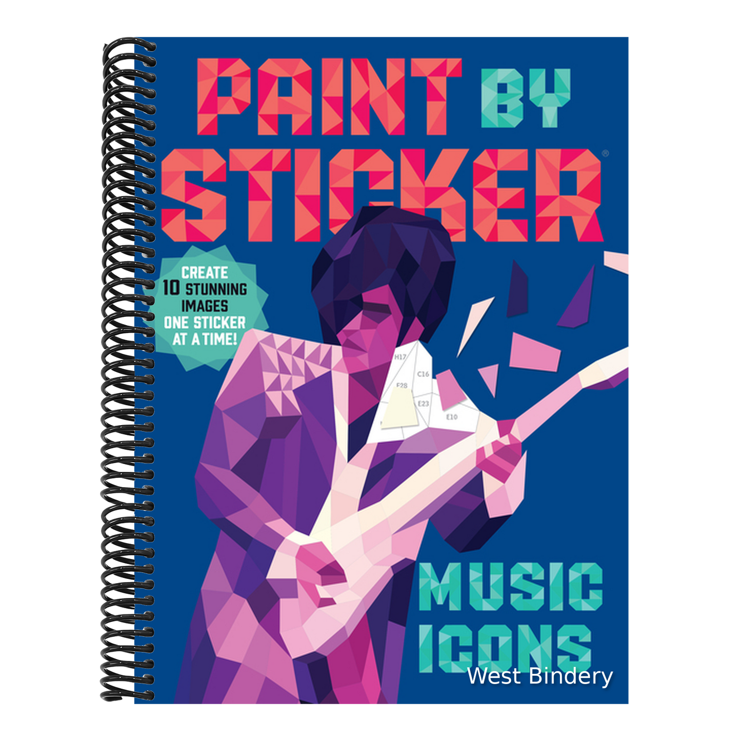 Paint by Sticker (Official): Music Icons: Re-Create 10 Classic Photographs One Sticker at a Time!