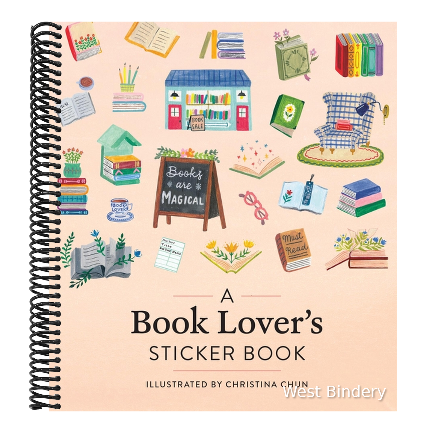 A Book Lover's Sticker Book