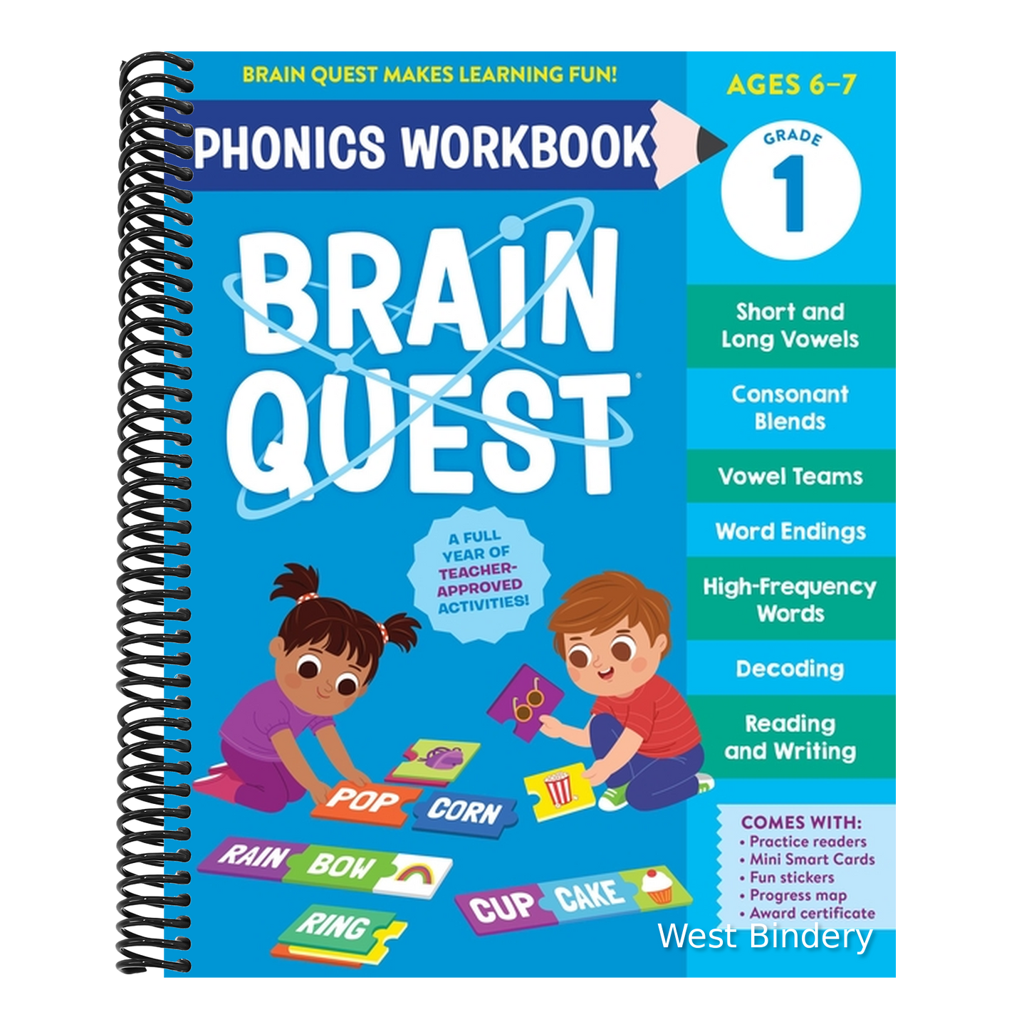 Brain Quest Phonics Workbook: Grade 1