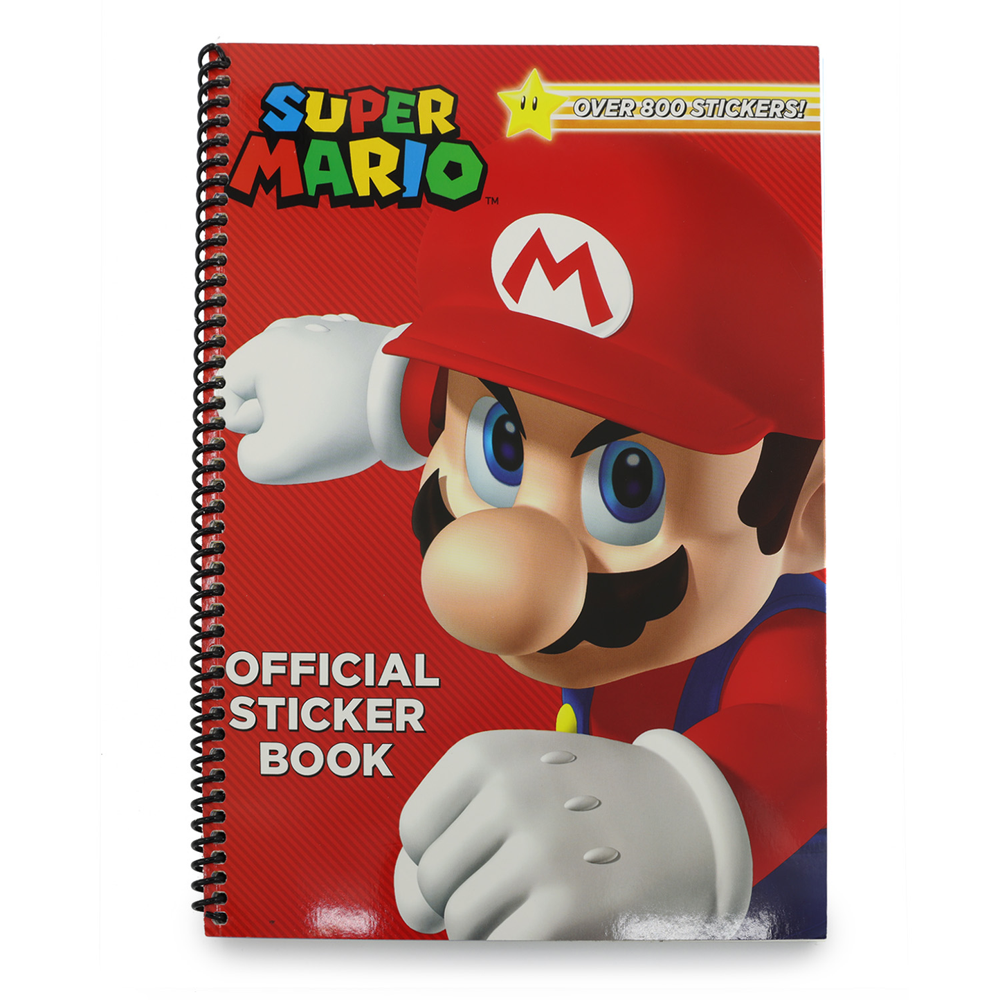 Super Mario Official Sticker Book (Nintendo(r)): Over 800 Stickers! (Spiral Bound)