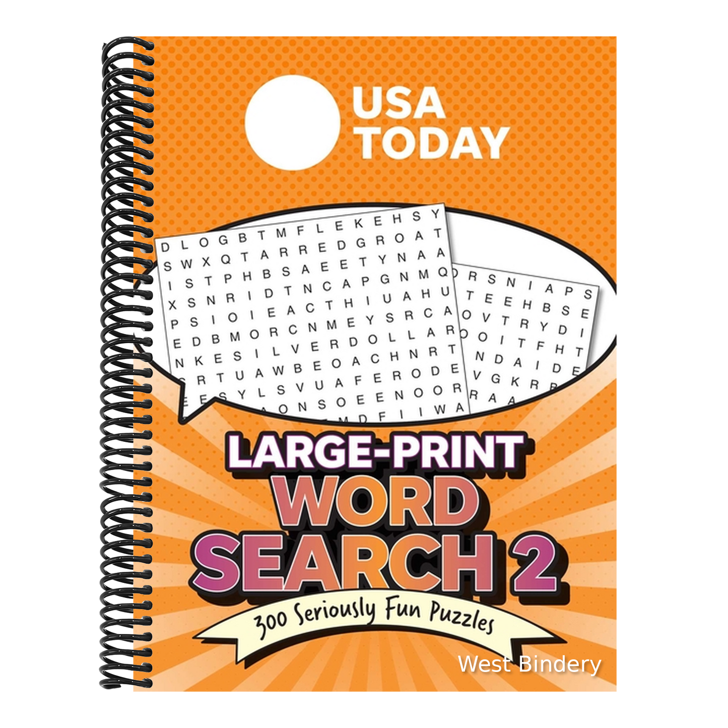 USA Today Large-Print Word Search 2: 300 Seriously Fun Puzzles