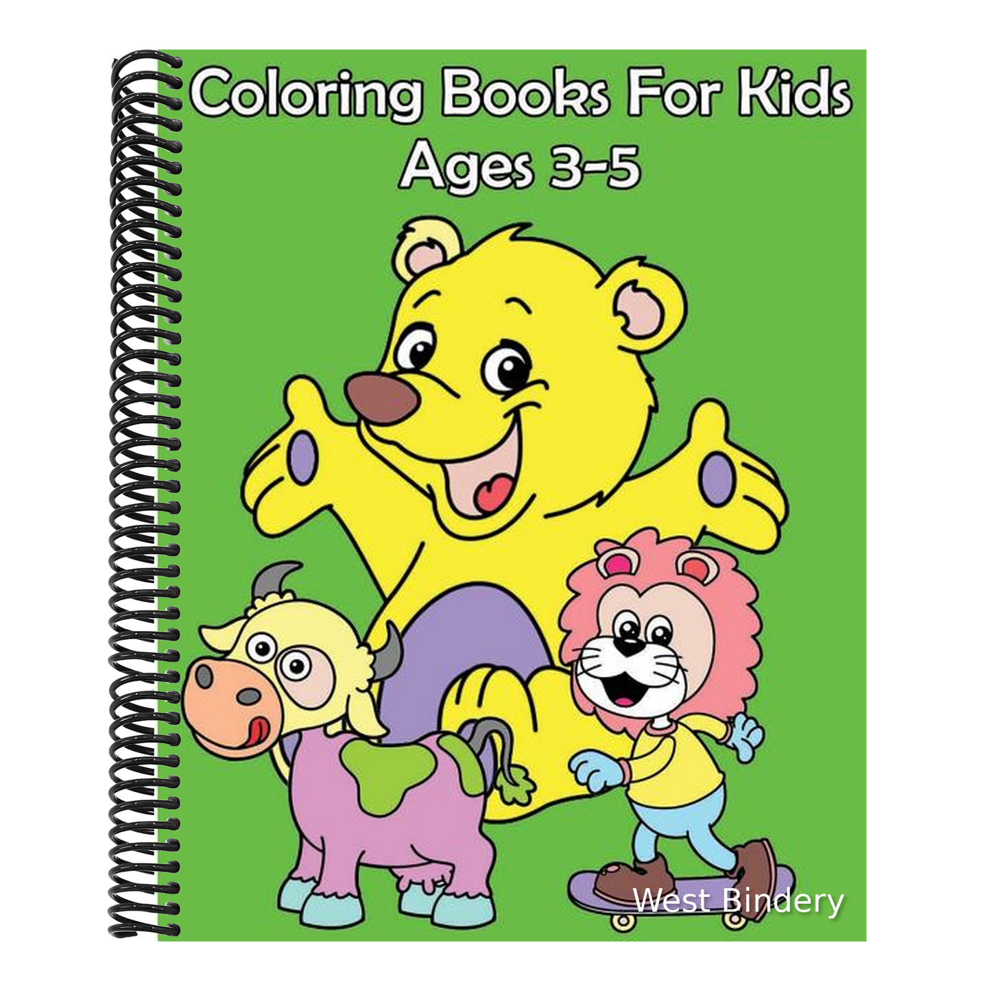 Coloring Books for Kids Ages 3-5: Happy Coloring