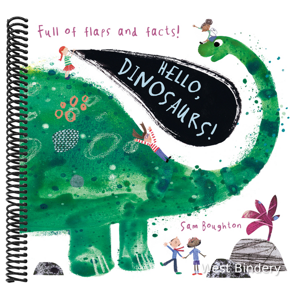 Hello, Dinosaurs!: (An Educational Lift-The-Flap Board Book for Young Dinosaur Lovers to Learn Fun Facts)