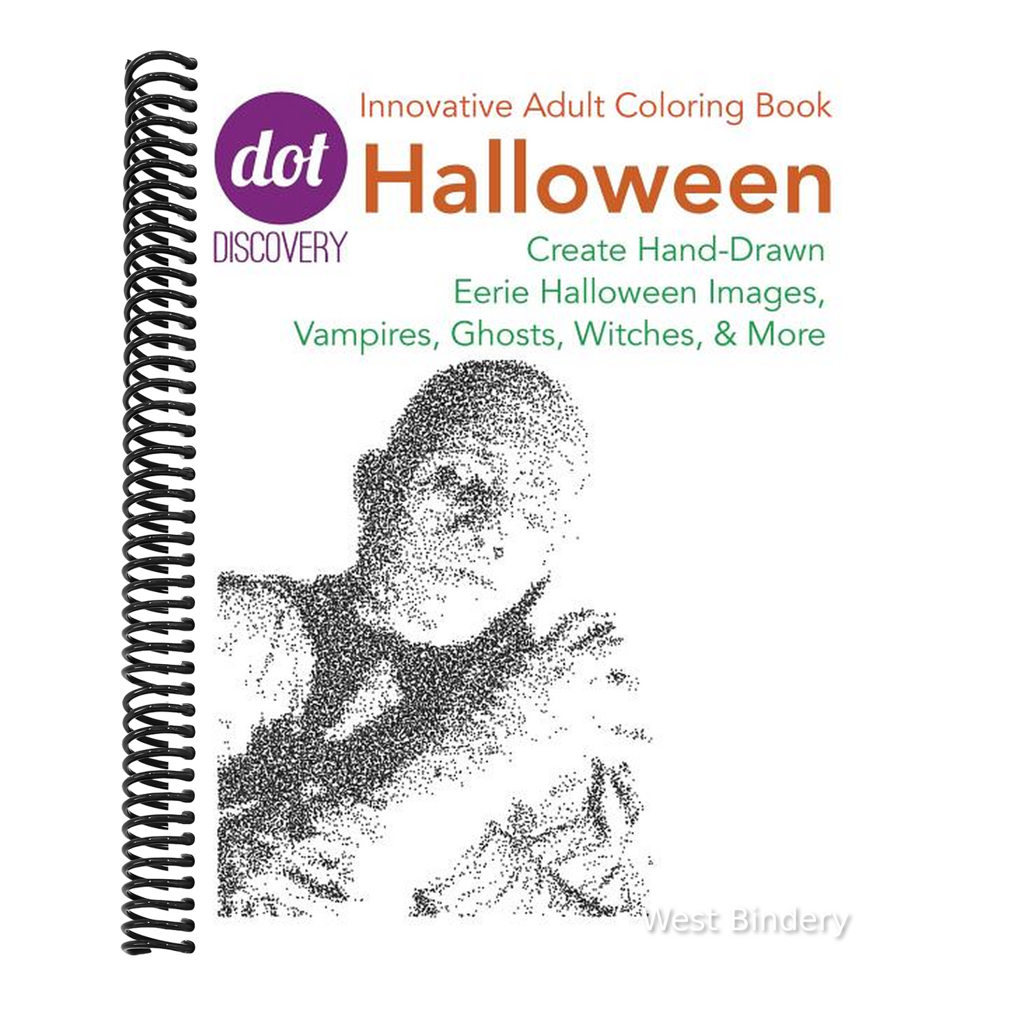 Dot Discovery Coloring Books: Halloween: Create Hand-Drawn Eerie Halloween Images, Vampires, Ghosts, Witches, & More