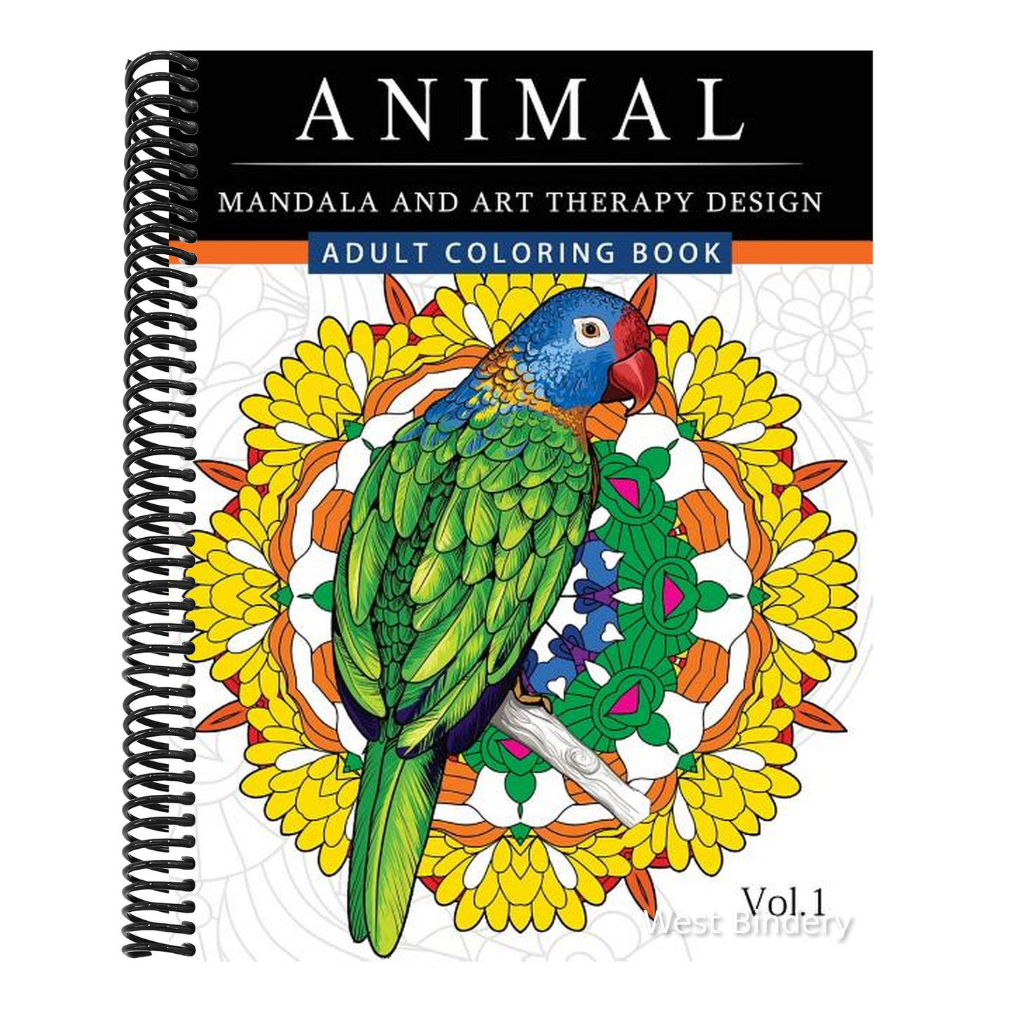 Animal Mandala and Art Therapy Design: An Adult Coloring Book with Mandala Designs, Mythical Creatures, and Fantasy Animals for Inspiration and Relaxa