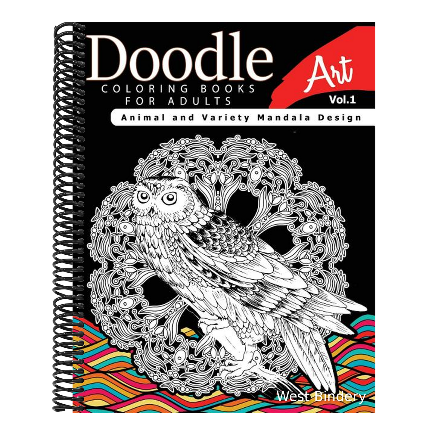 Doodle Coloring Books for Adults Art Vol.1: Animal and Variety Mandala Design
