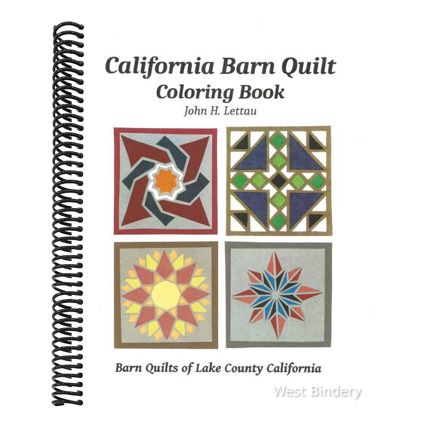 California Barn Quilt Coloring Book