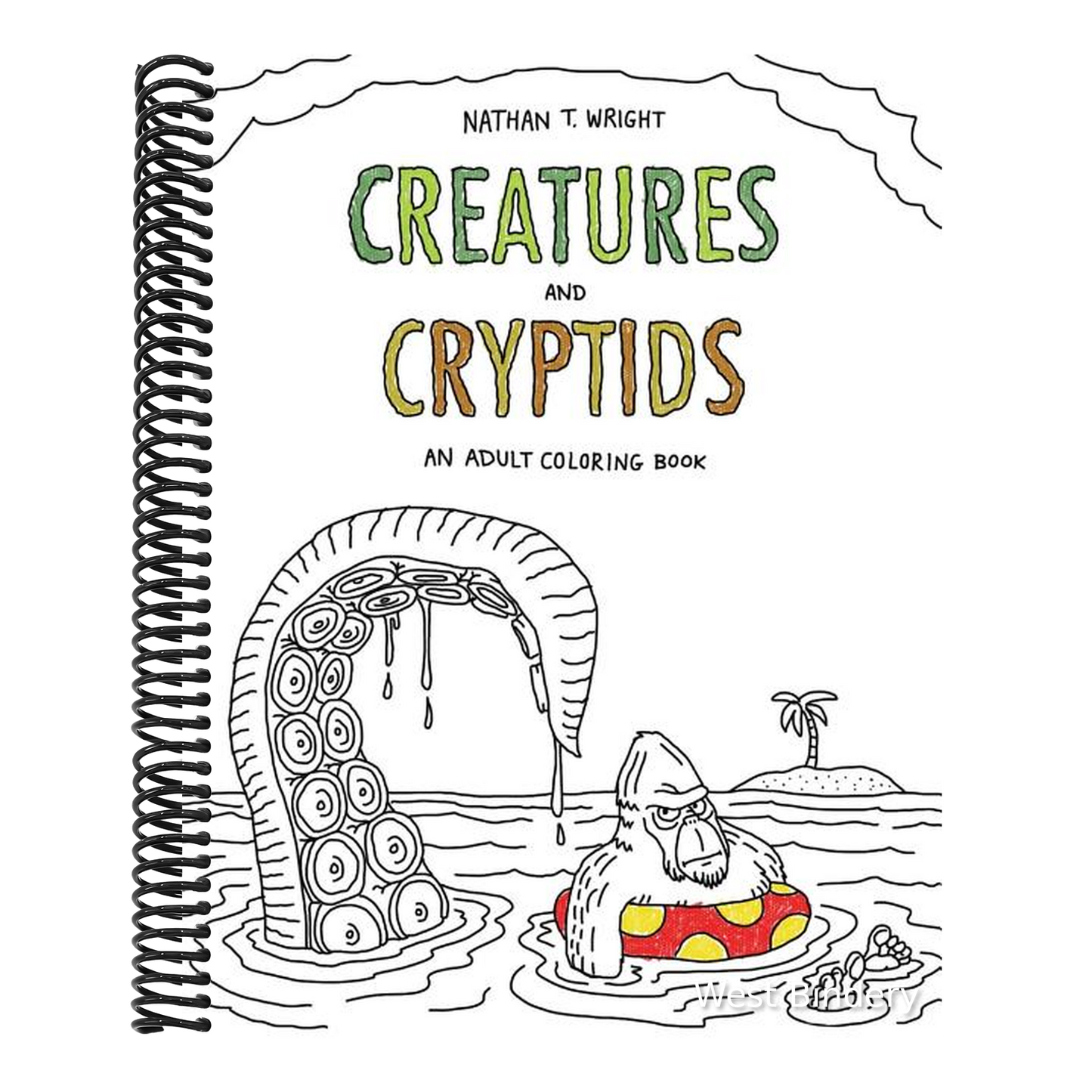 Creatures and Cryptids: An Adult Coloring Book