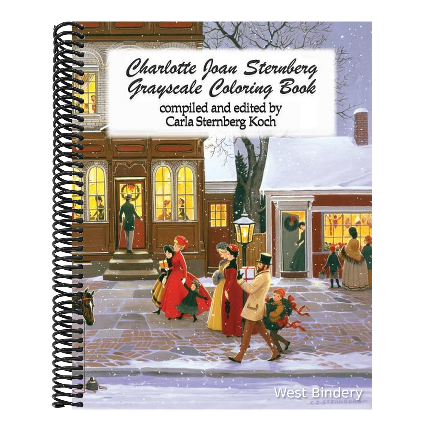 Charlotte Joan Sternberg Grayscale Coloring Book
