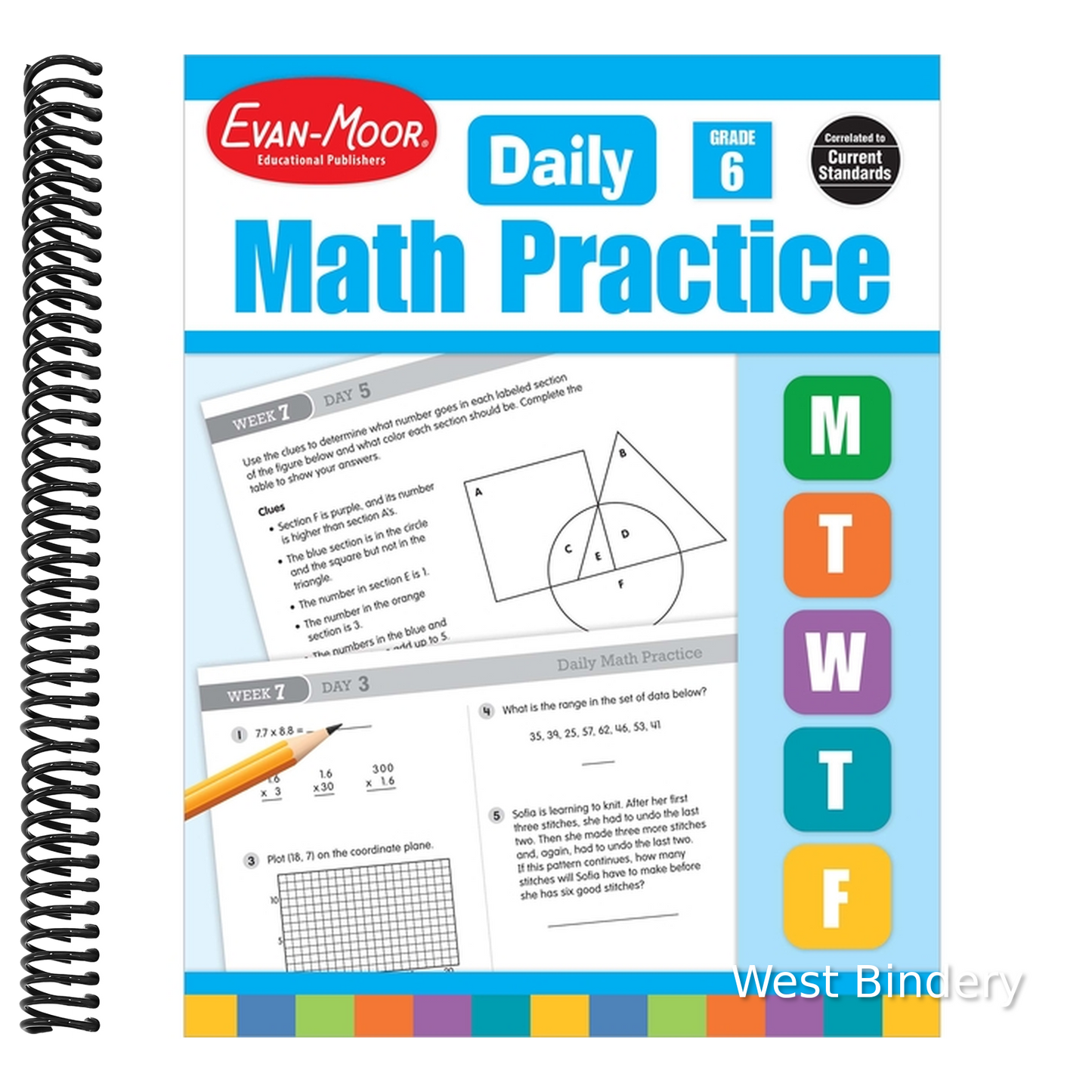Daily Math Practice, Grade 6 Te (Teacher)