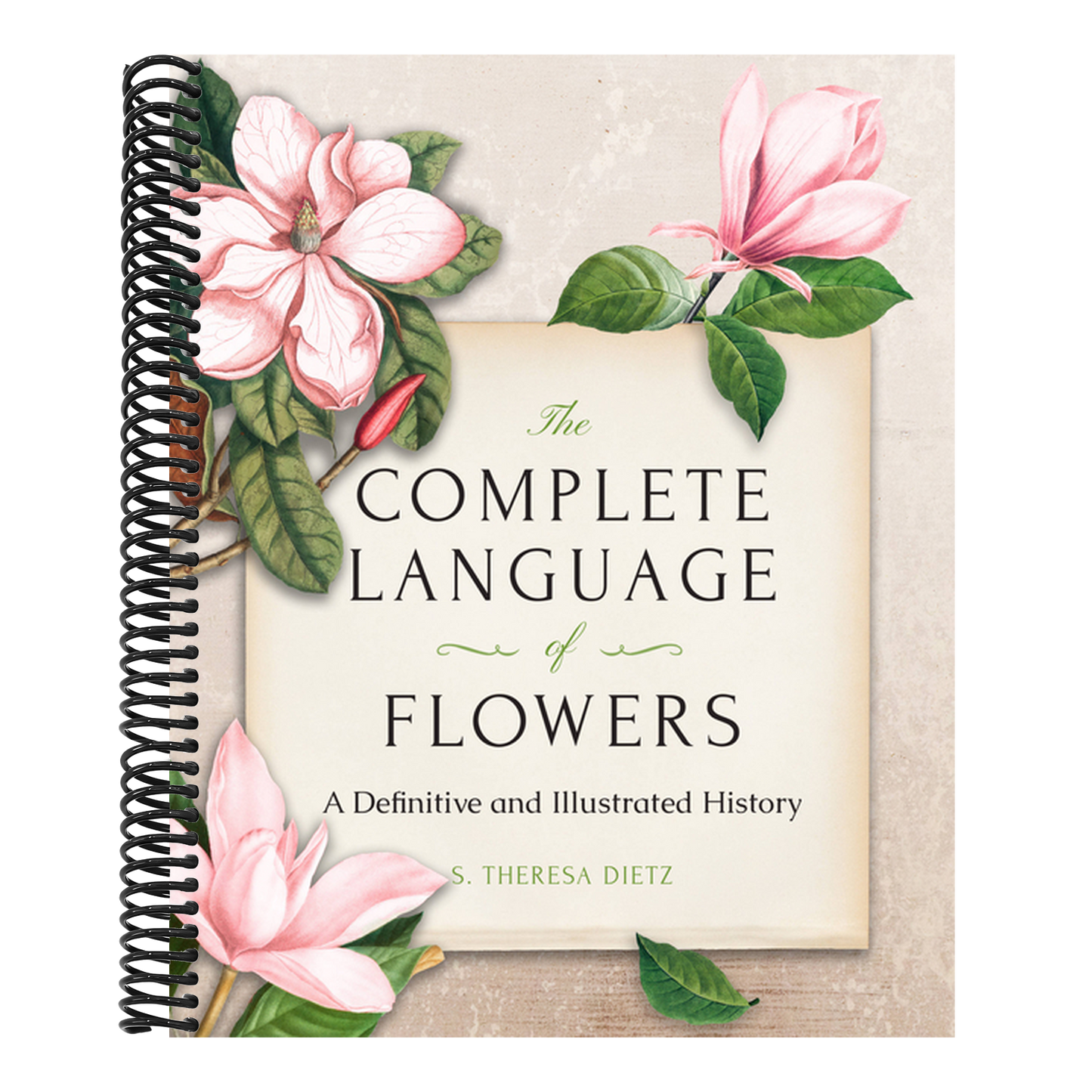 The Complete Language of Flowers: A Definitive and Illustrated History - Pocket Edition (Spiral Bound)