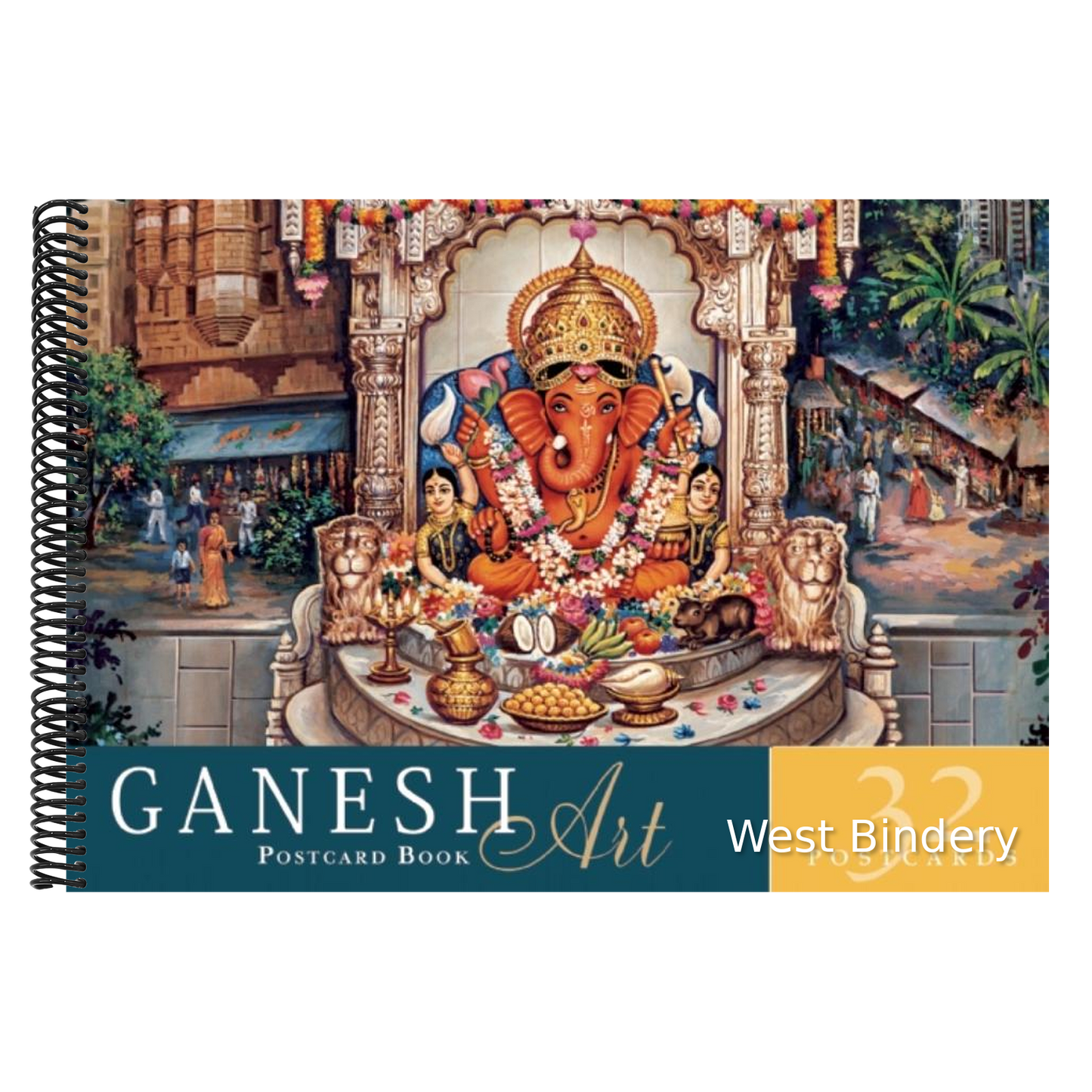 Ganesh Art Postcard Book