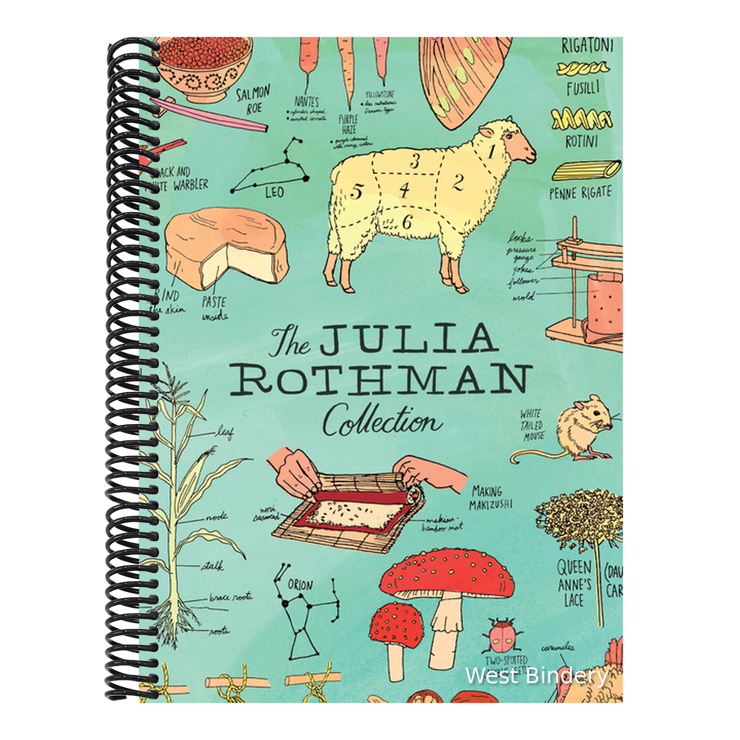 The Julia Rothman Collection: Farm Anatomy, Nature Anatomy, and Food Anatomy
