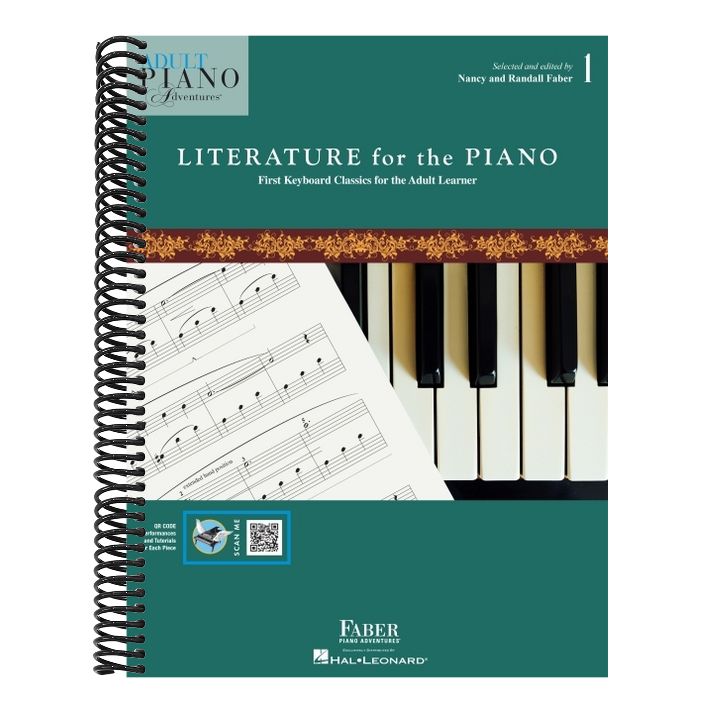 Adult Piano Adventures Literature for the Piano Book 1 - First Keyboard Classics for the Adult Learner (Book/Online Media)