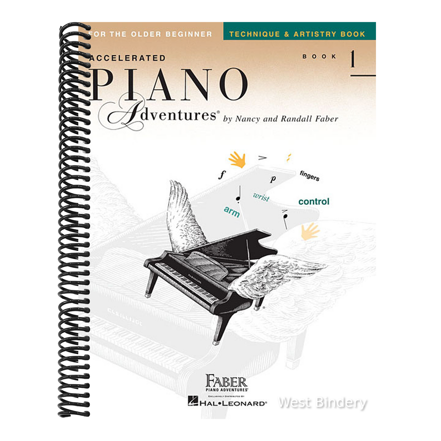 Accelerated Piano Adventures for the Older Beginner - Technique & Artistry Book 1