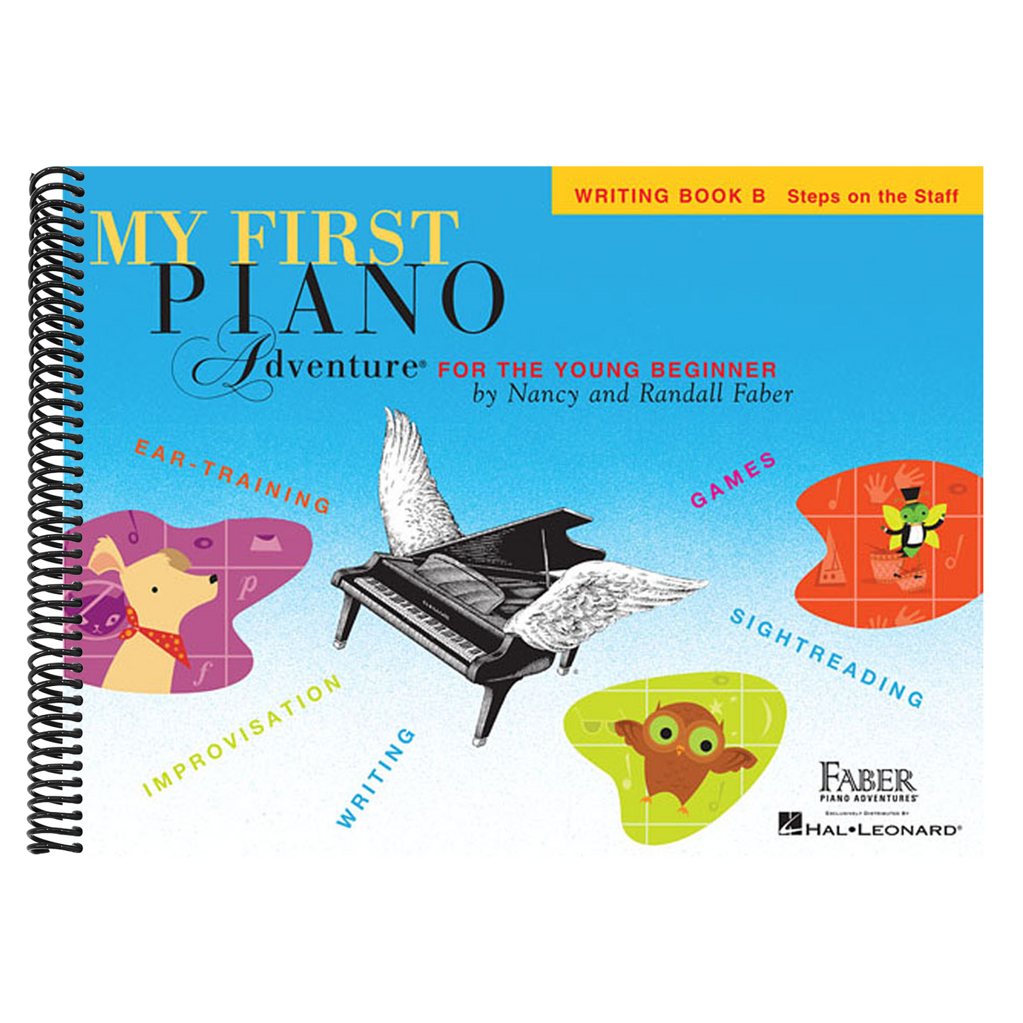 My First Piano Adventure, Writing Book B, Steps on the Staff: For the Young Beginner