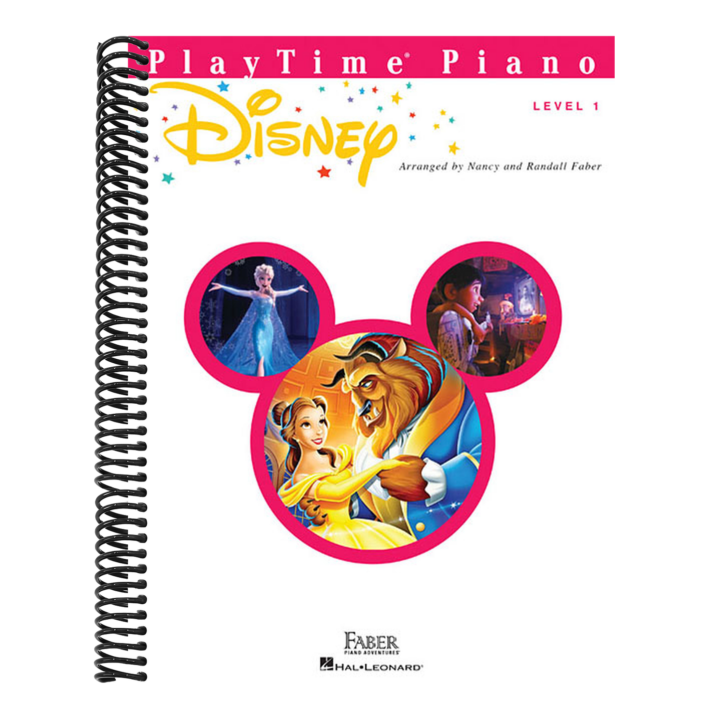 Playtime Piano Disney Easy Piano Sheet Music Fun Beginner Songs for Kids Level 1 Arrangements Includes Let It Go, Beauty and the Beast, the Lion King (Spiral Bound)
