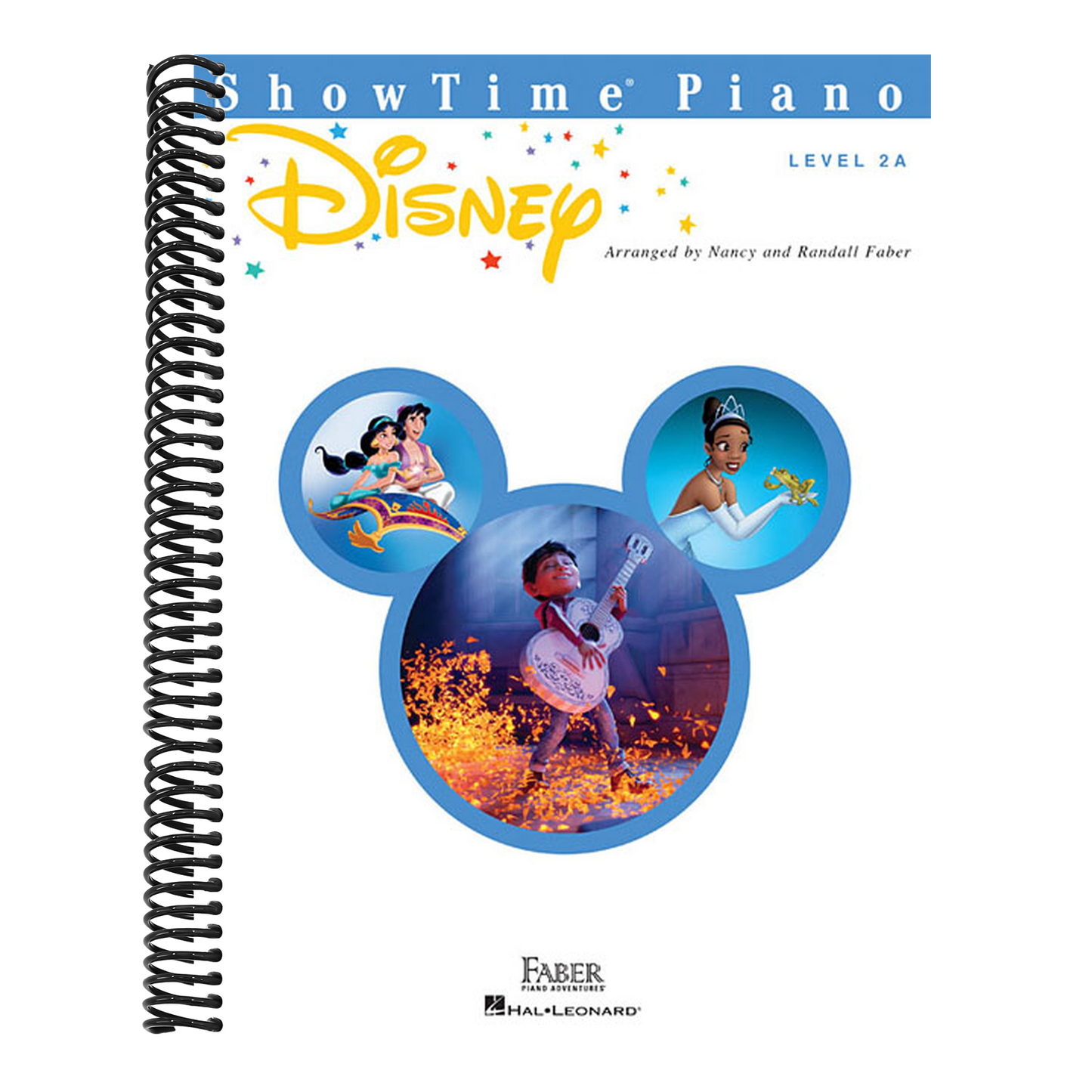 Showtime Piano Disney Easy Piano Sheet Music Beginner Disney Songbook for Kids and Students Level 2a Arrangements from Aladdin, Mulan, the Little Merm