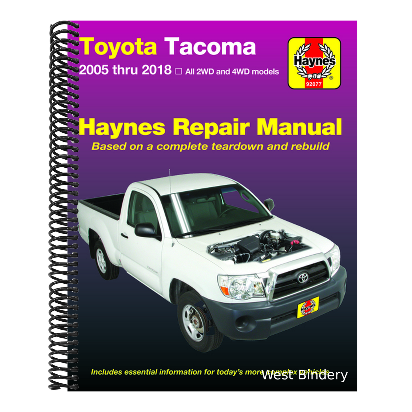 Toyota Tacoma 2006 Thru 2018 Haynes Repair Manual