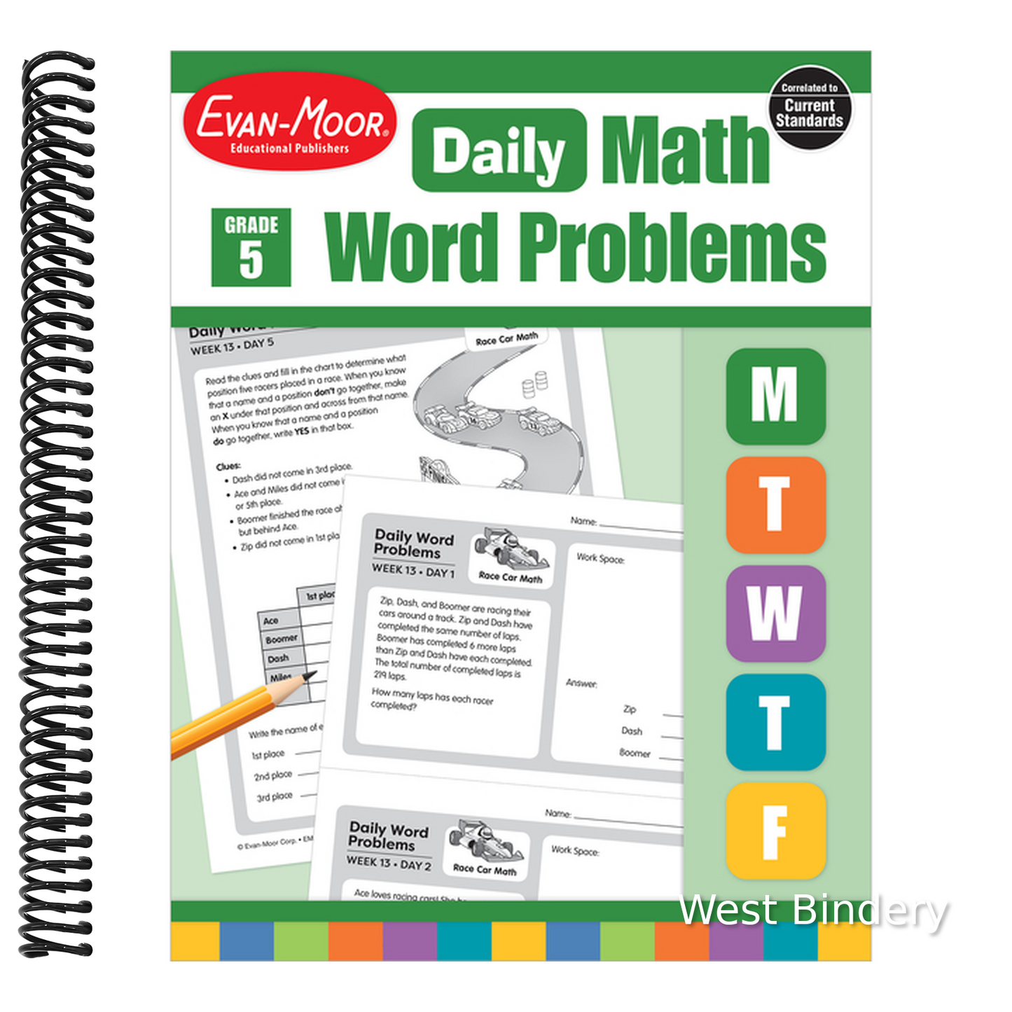 Daily Word Problems, Grade 5 (Teacher)