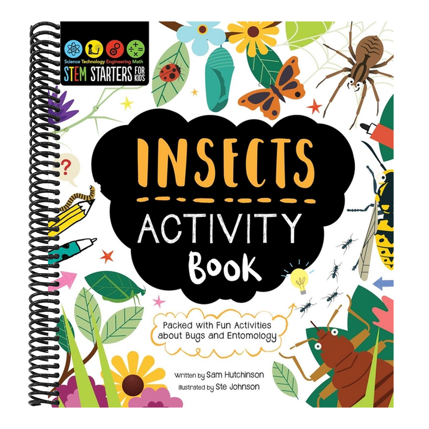 Stem Starters for Kids Insects Activity Book: Activites about Bugs and Entomology