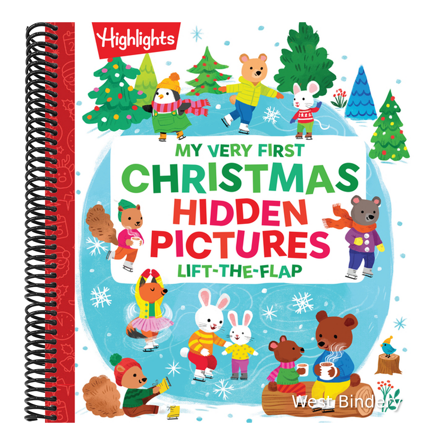 My Very First Christmas Hidden Pictures Lift-The-Flap: Christmas Lift-A-Flap Board Book with Hidden Pictures Puzzles for Babys First Christmas Gift