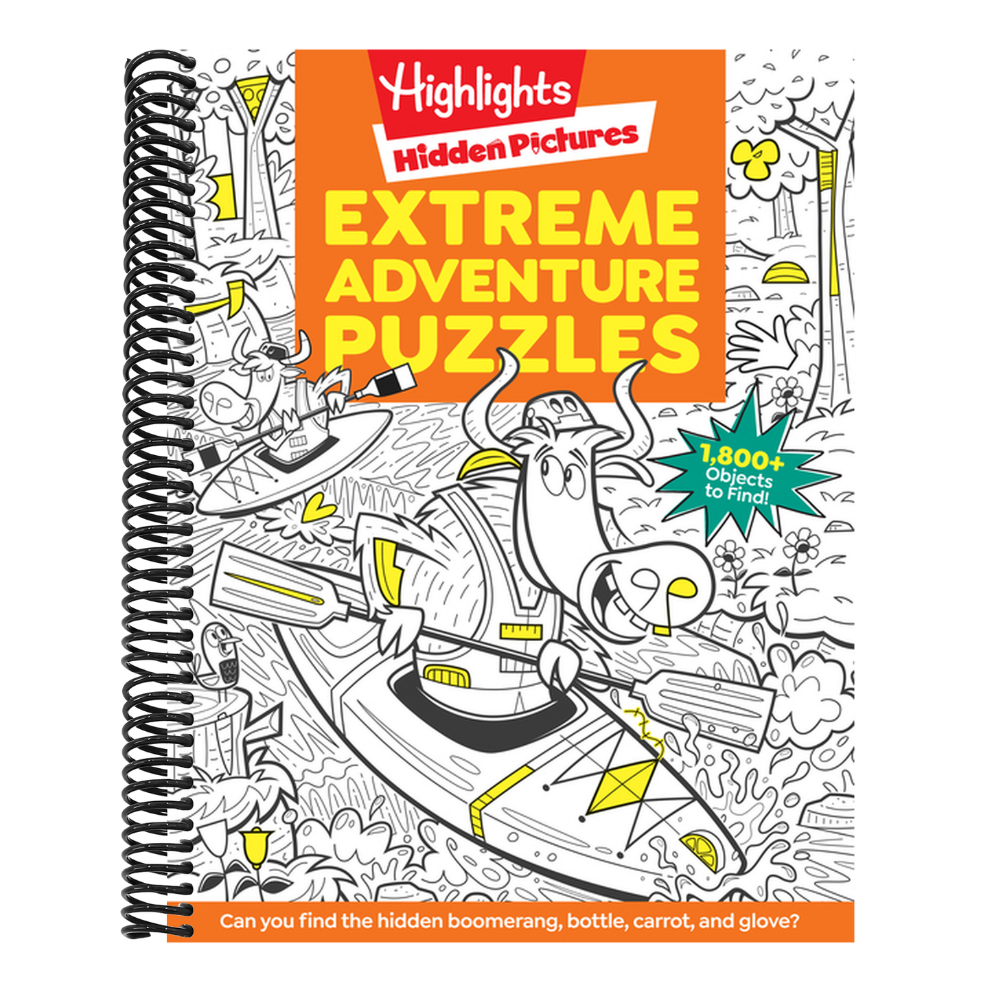 Extreme Adventure Puzzles (Highlights Hidden Pictures) (Spiral Bound)