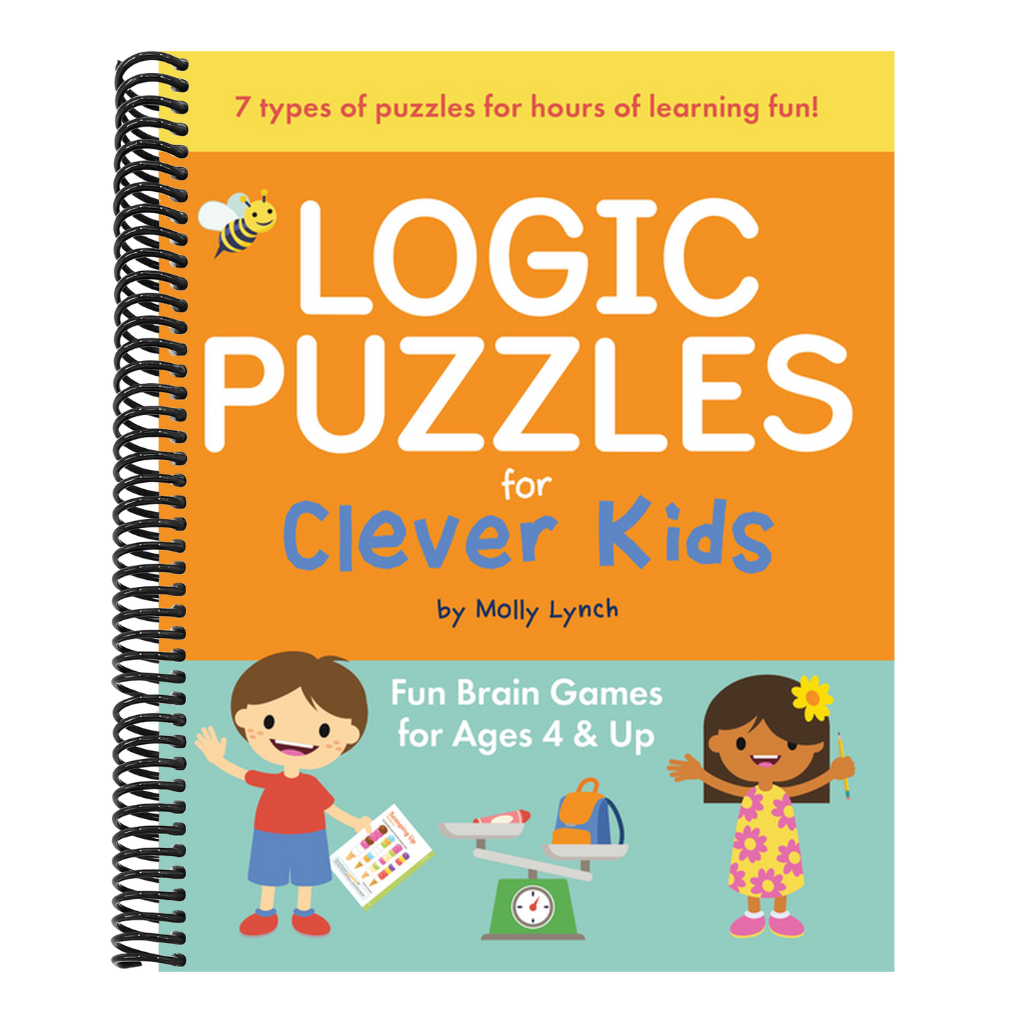 Logic Puzzles for Clever Kids: Fun Brain Games for Ages 4 & Up